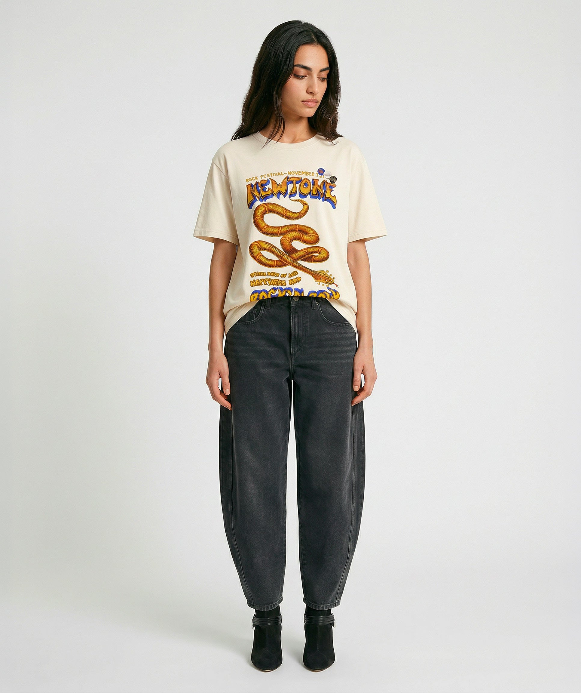 Tee shirt trucker natural "RIFF"