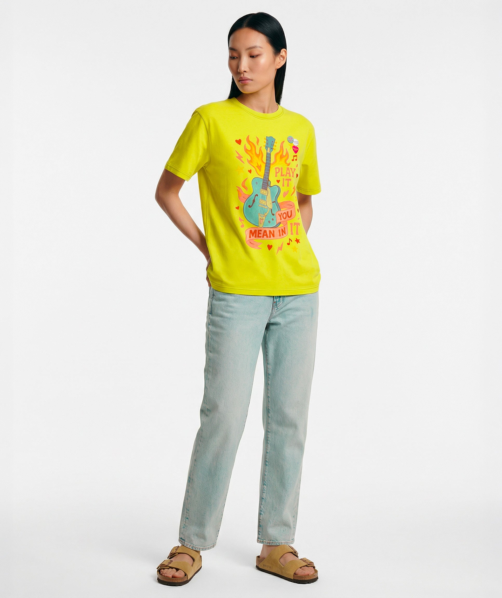 Tee shirt trucker sun "PLAYIT"