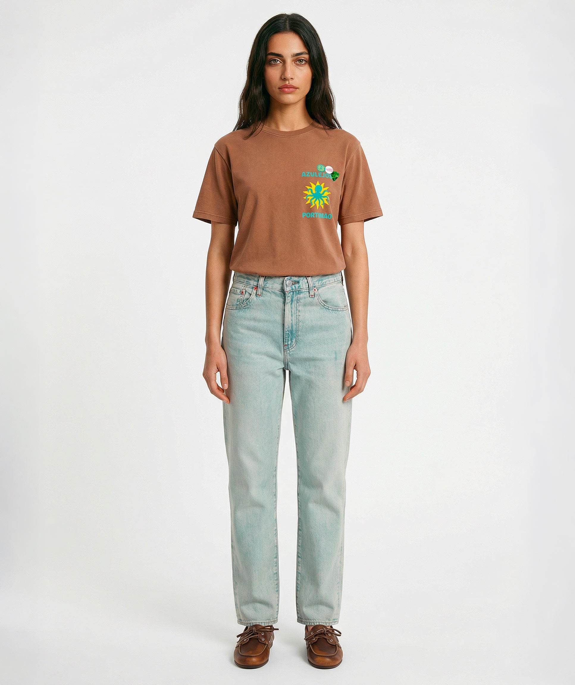 Tee shirt trucker yam "AZUL"