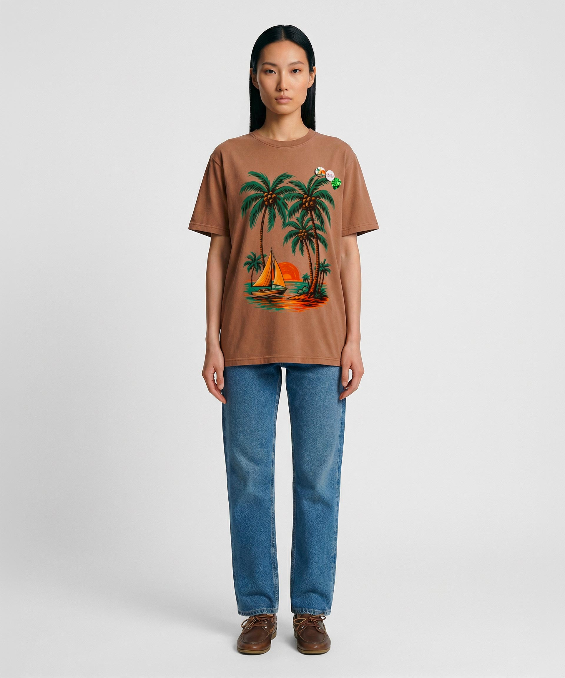 Tee shirt trucker yam "COCO"