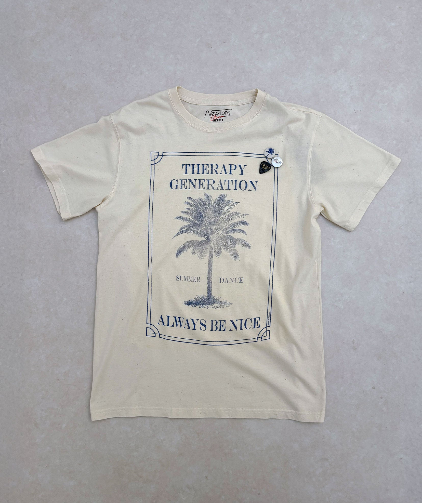 Trucker Natural T -shirt "Palm Dreams"