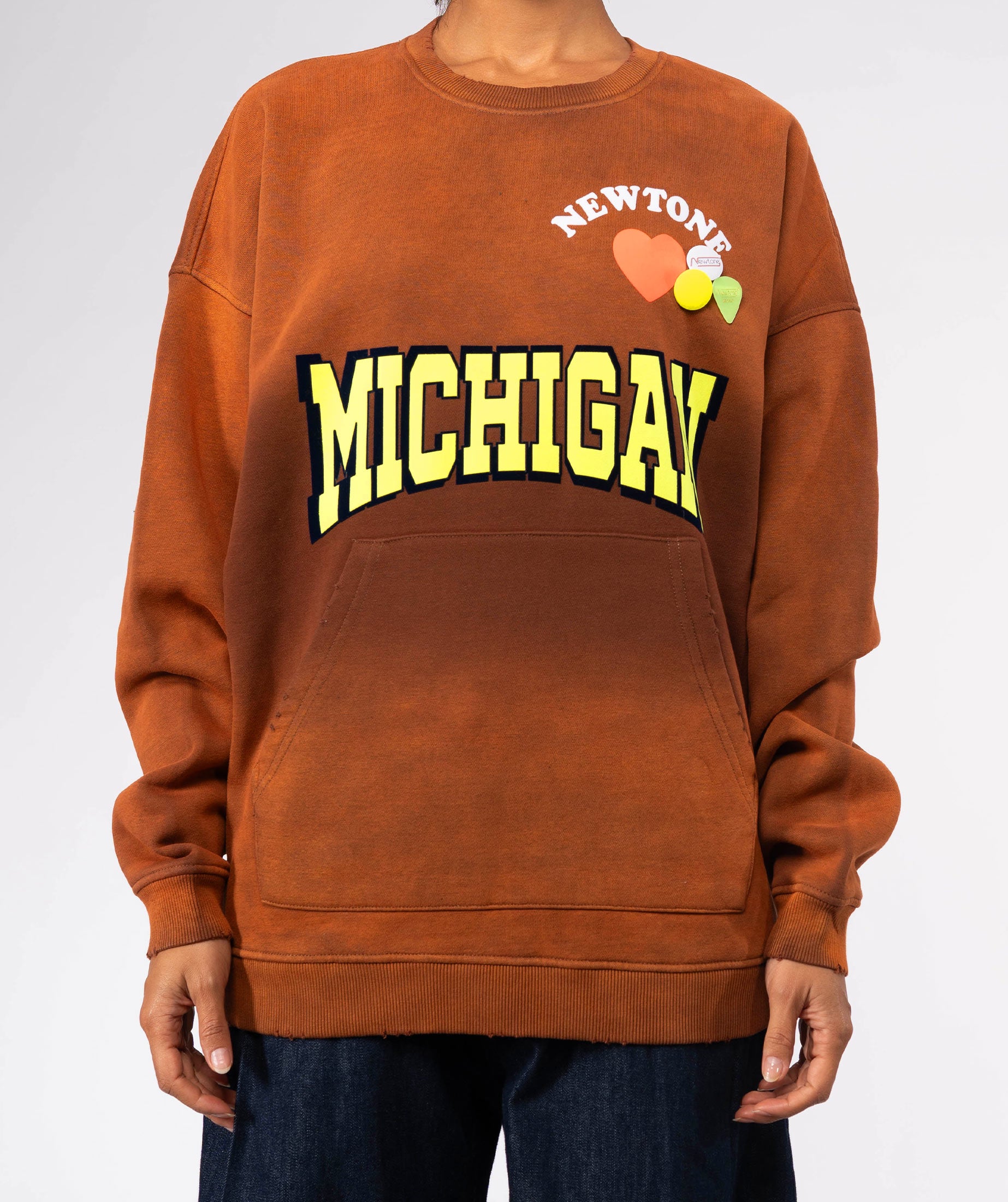 Sweatshirt piper vintage brown "NWTLOVE"