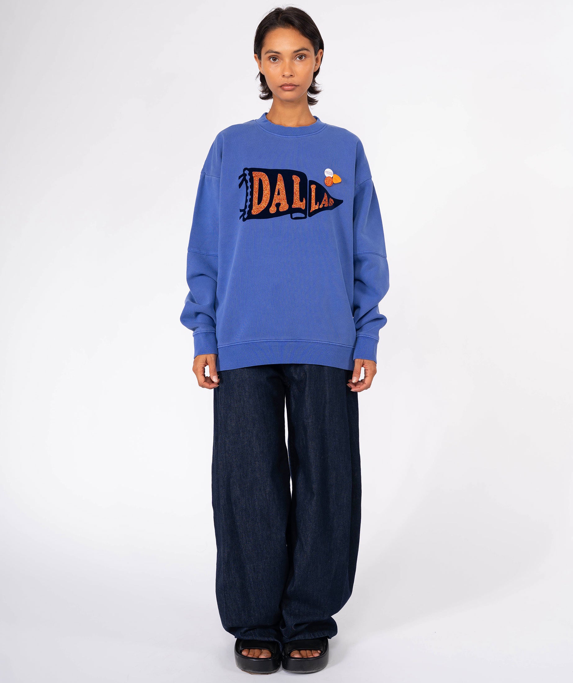Sweatshirt roller flo blue "PRENNANT
