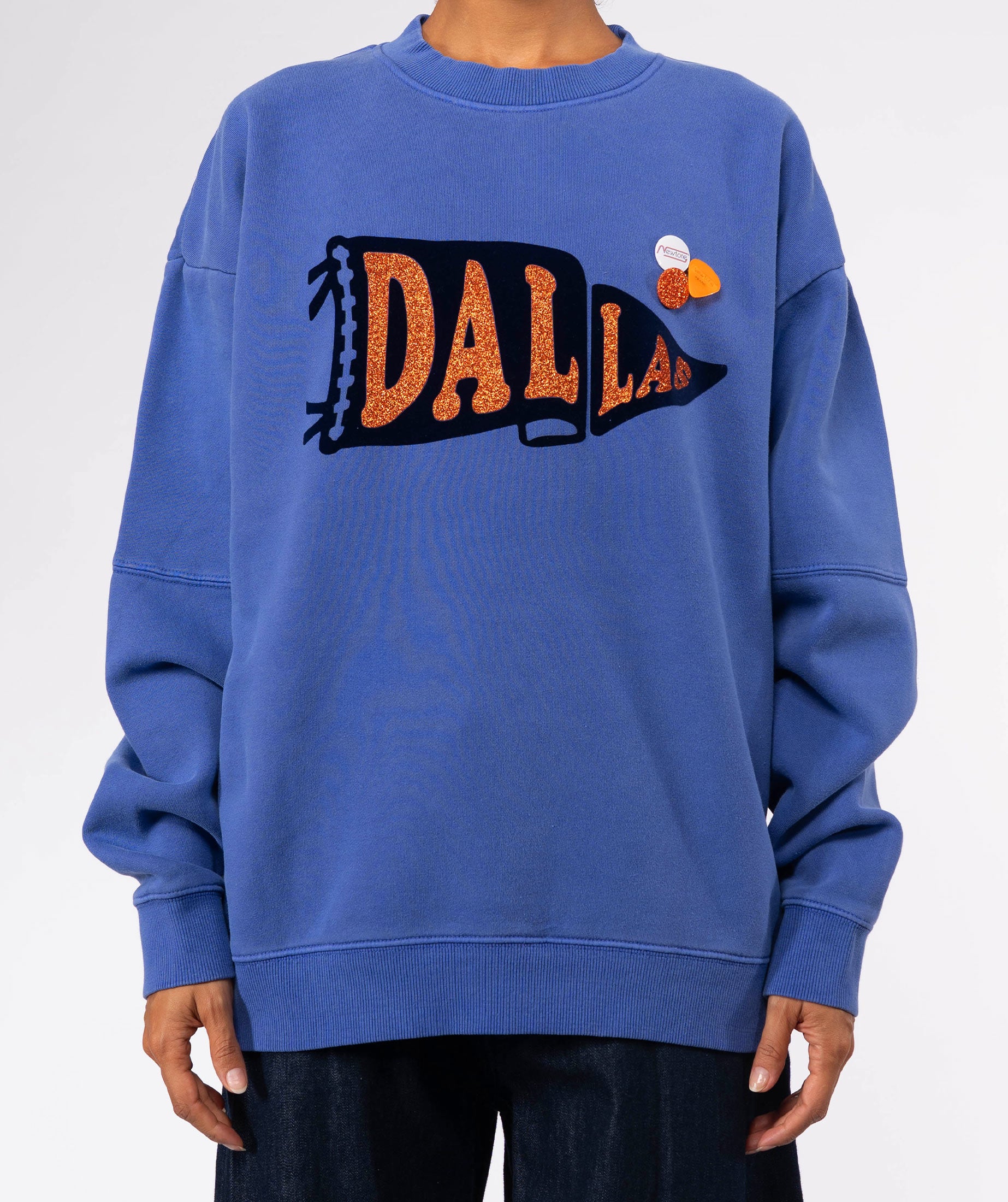 Sweatshirt roller flo blue "PRENNANT
