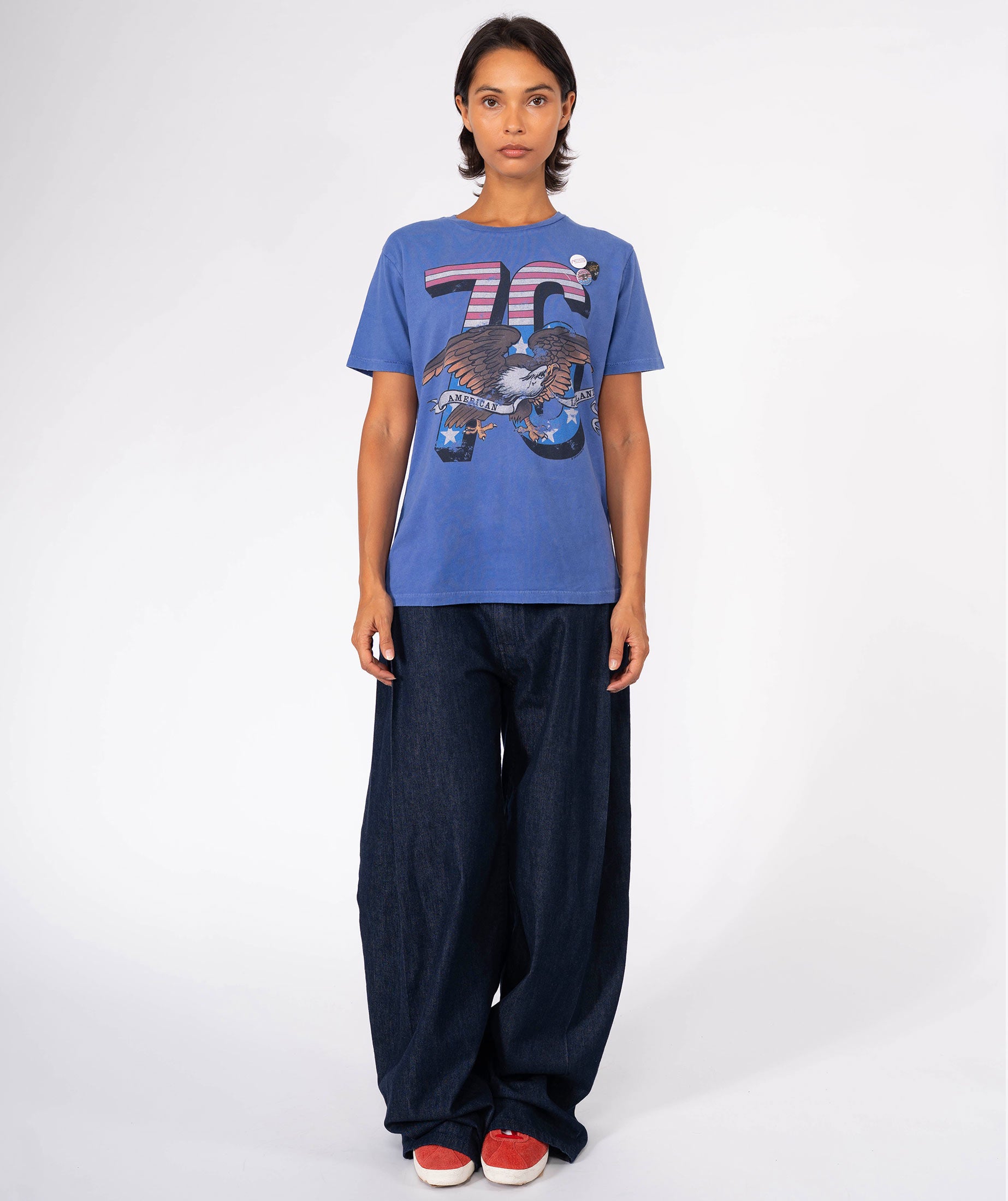 Tee shirt starlight flo blue "LOVELAND"