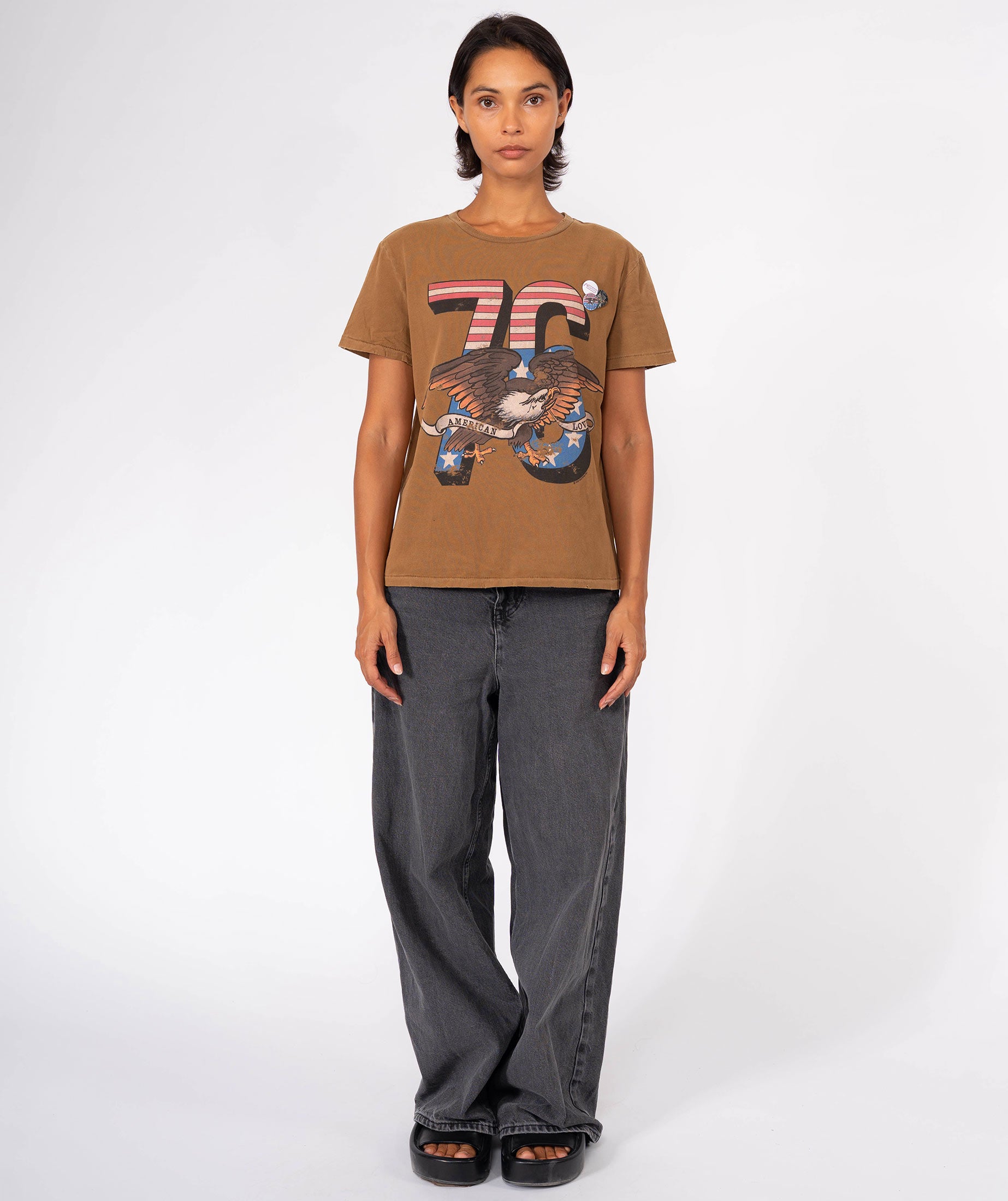 Tee shirt starlight havane "LOVELAND"