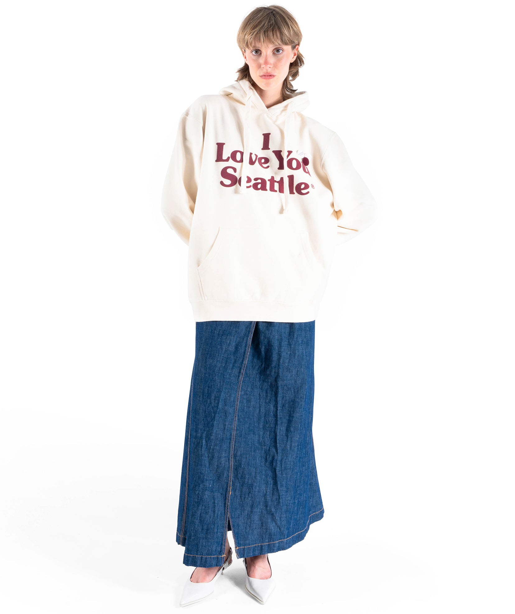 Hoodie jagger natural "SOUVENIR"