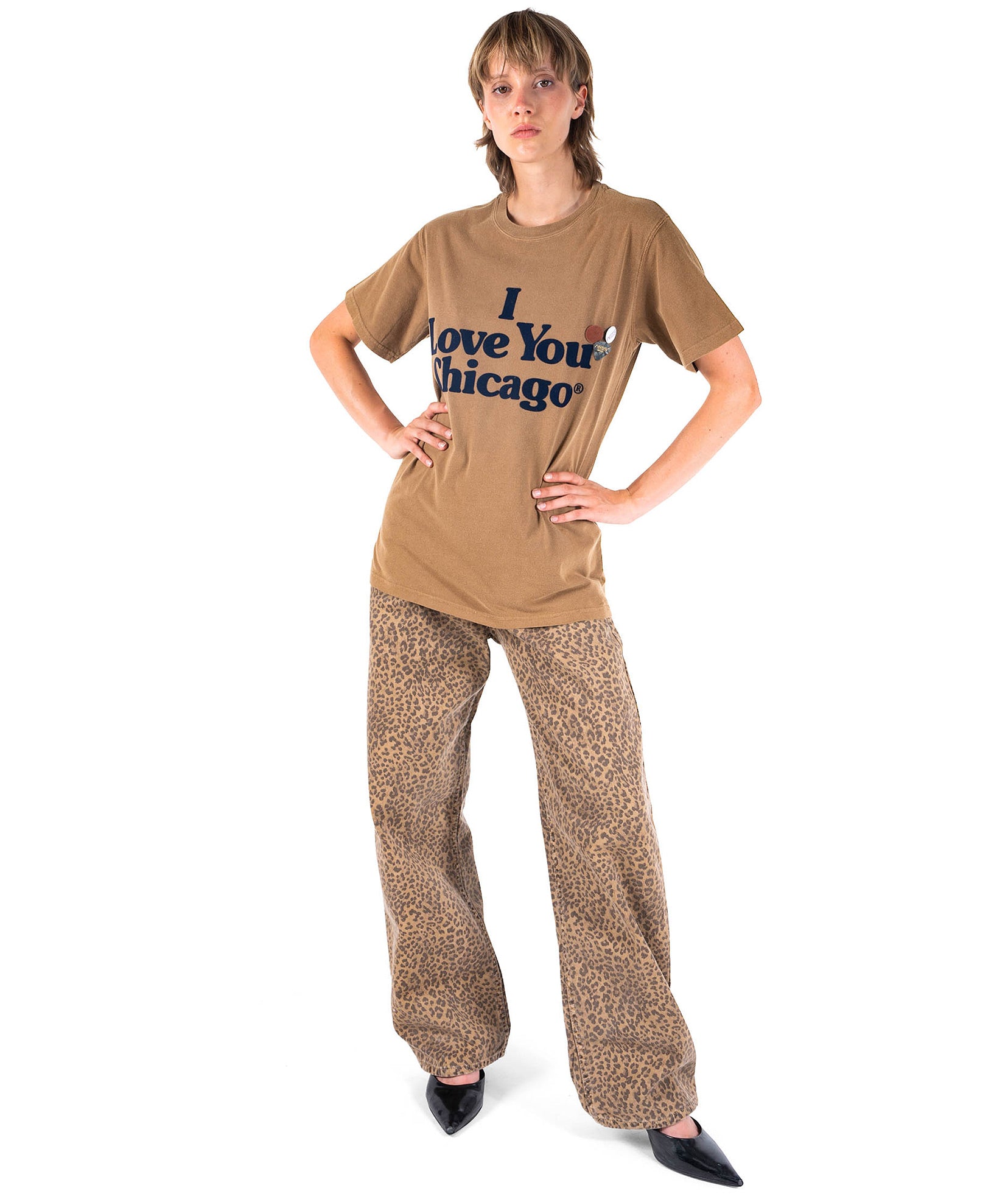 SOUVENIR" havana trucker tee shirt