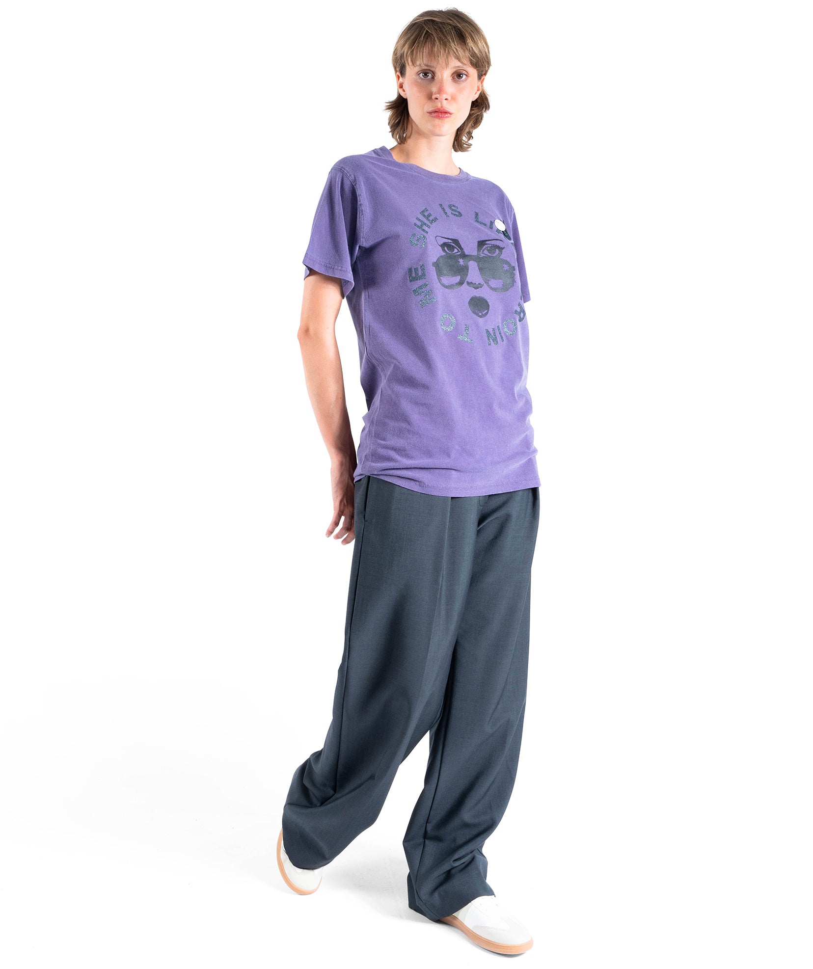 HEROIN" grape trucker tee shirt