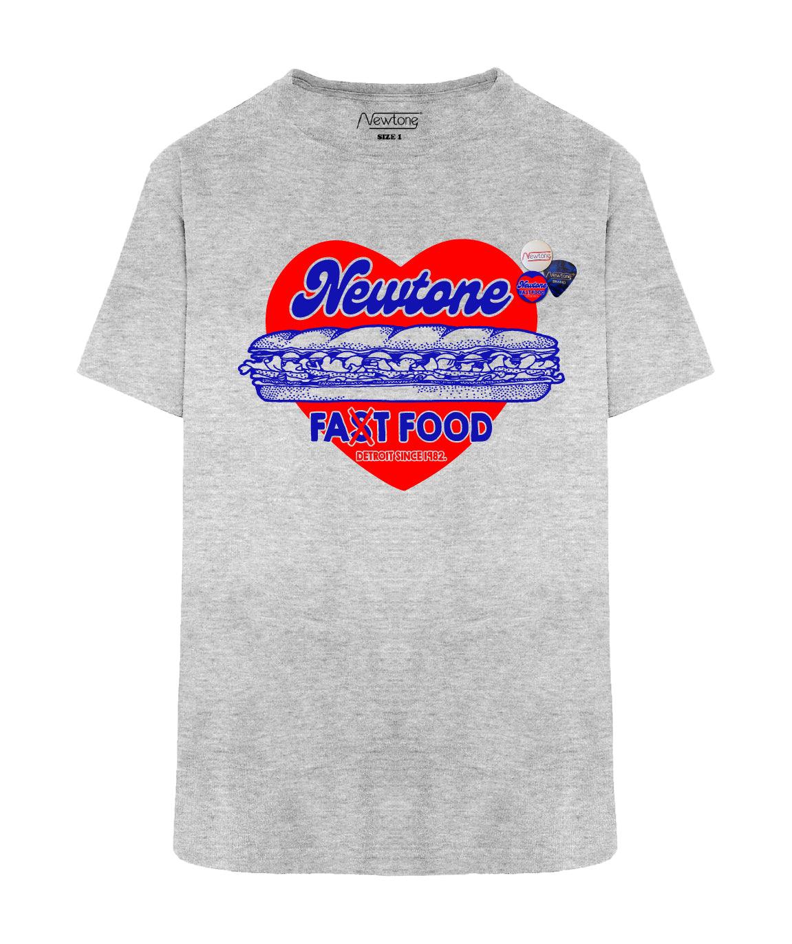 Tee shirt trucker ash "FOOD" - Newtone