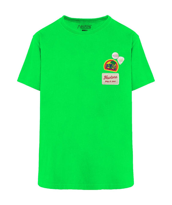 Tee shirt trucker neon green "CUSTOM" - Newtone