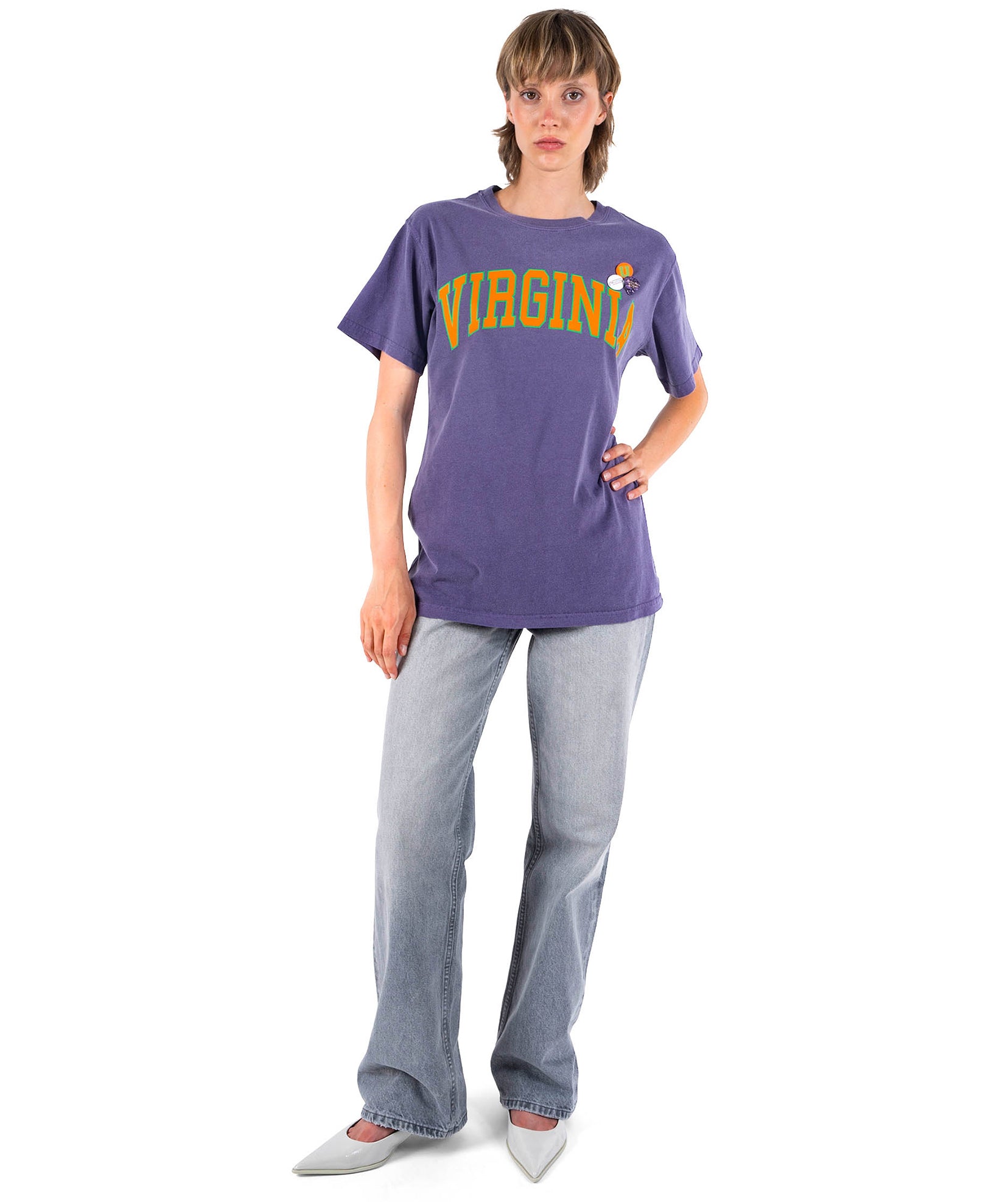 Tee shirt trucker grape "VIRGINIA"