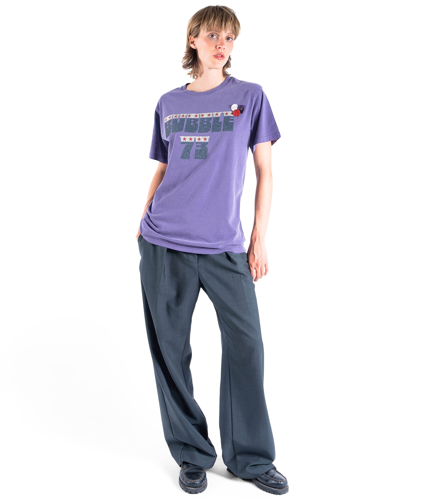 Trucker grape t -shirt "bubble"