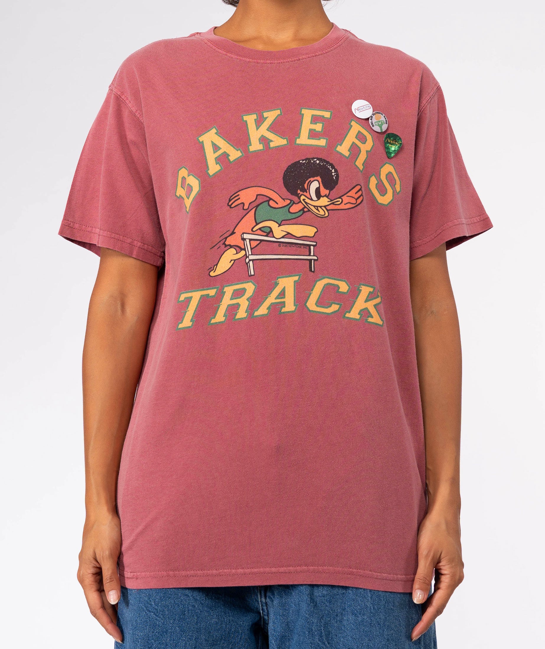Coral trucker t-shirt "CITY SS25"