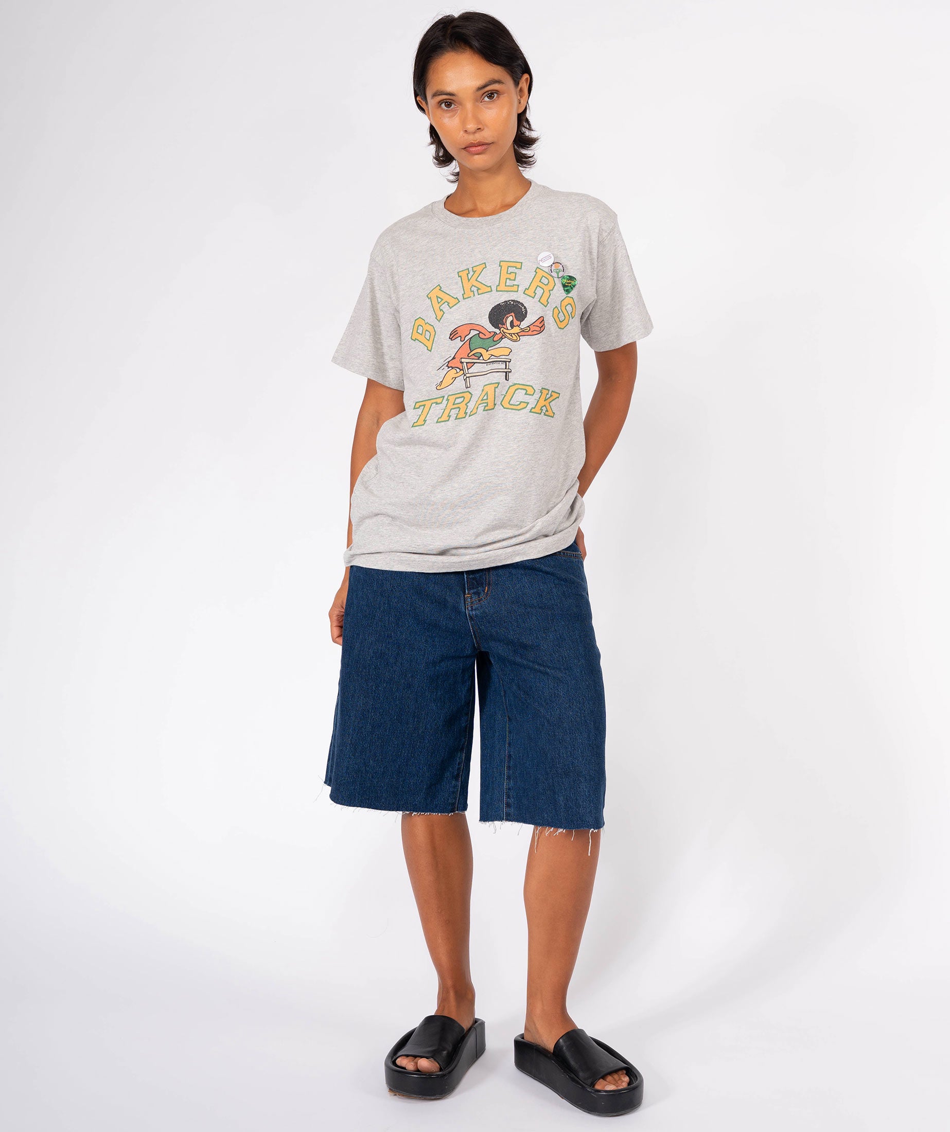 Coral trucker t-shirt "CITY SS25"