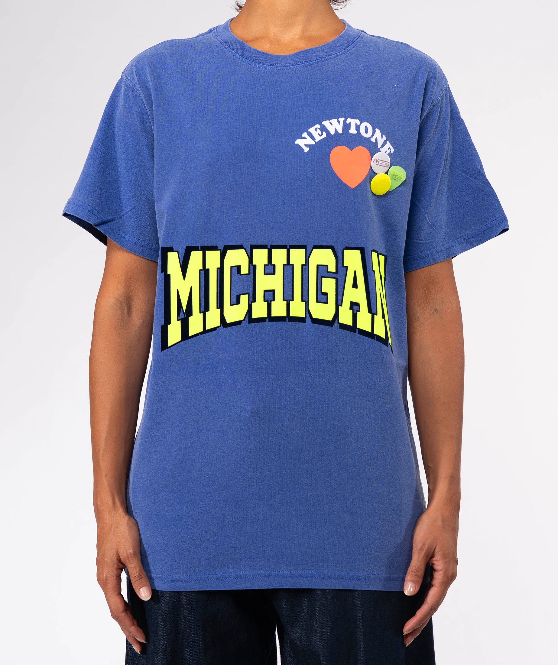 Coral trucker t-shirt "CITY SS25"