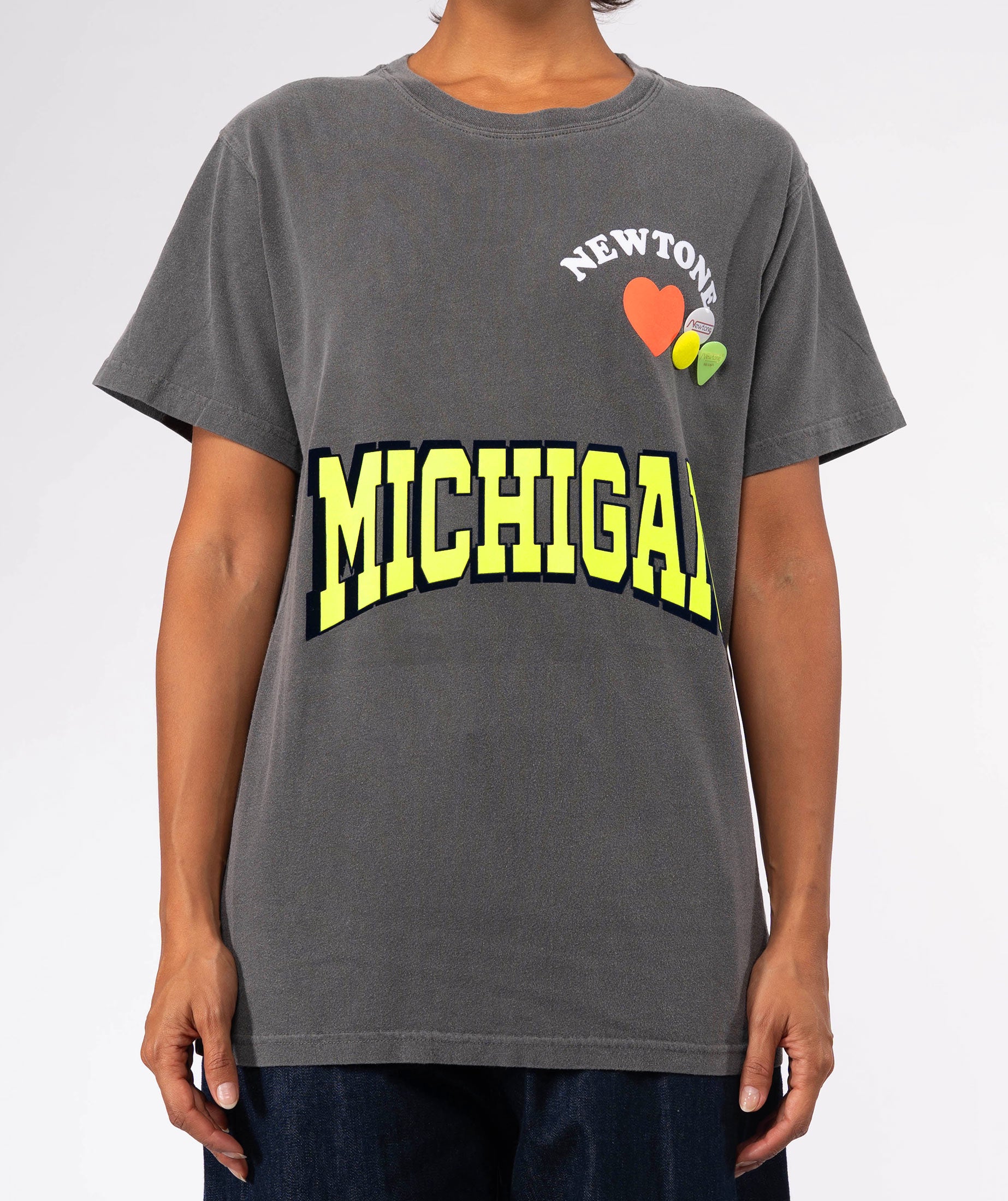 Coral trucker t-shirt "CITY SS25"