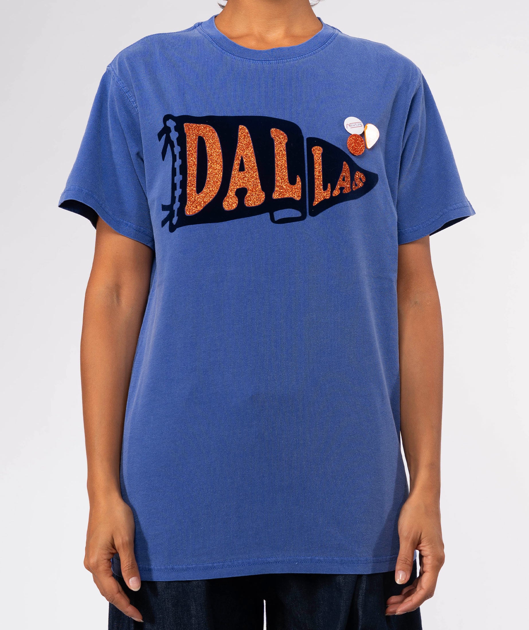 Coral trucker t-shirt "CITY SS25"