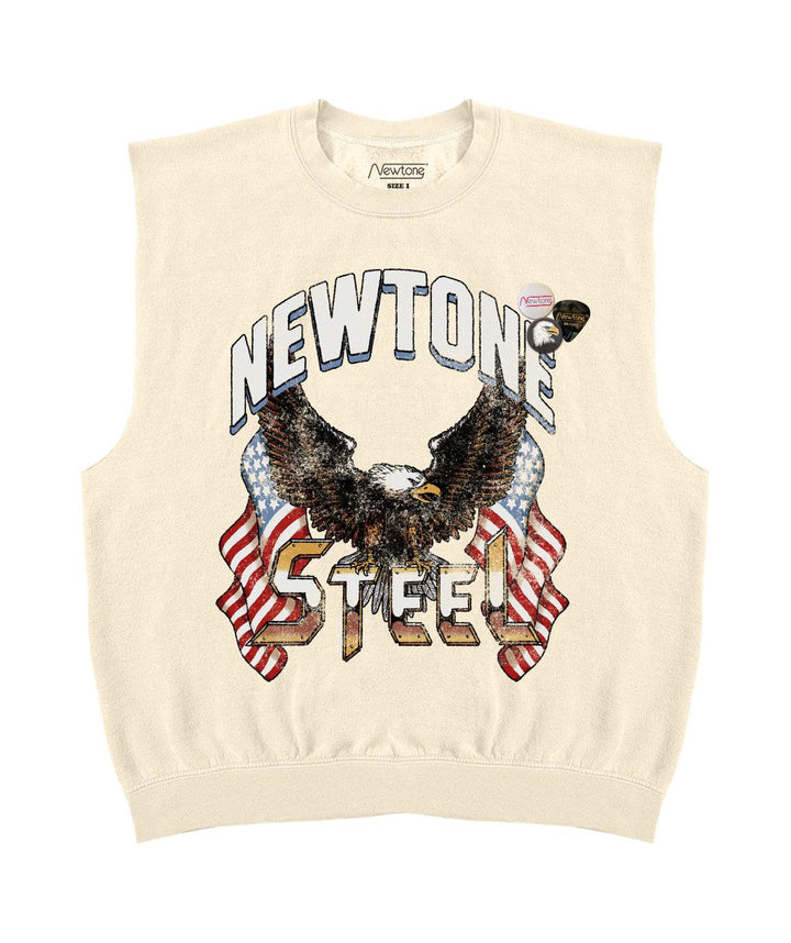 Sweatshirt bolster natural "STEEL" - Newtone