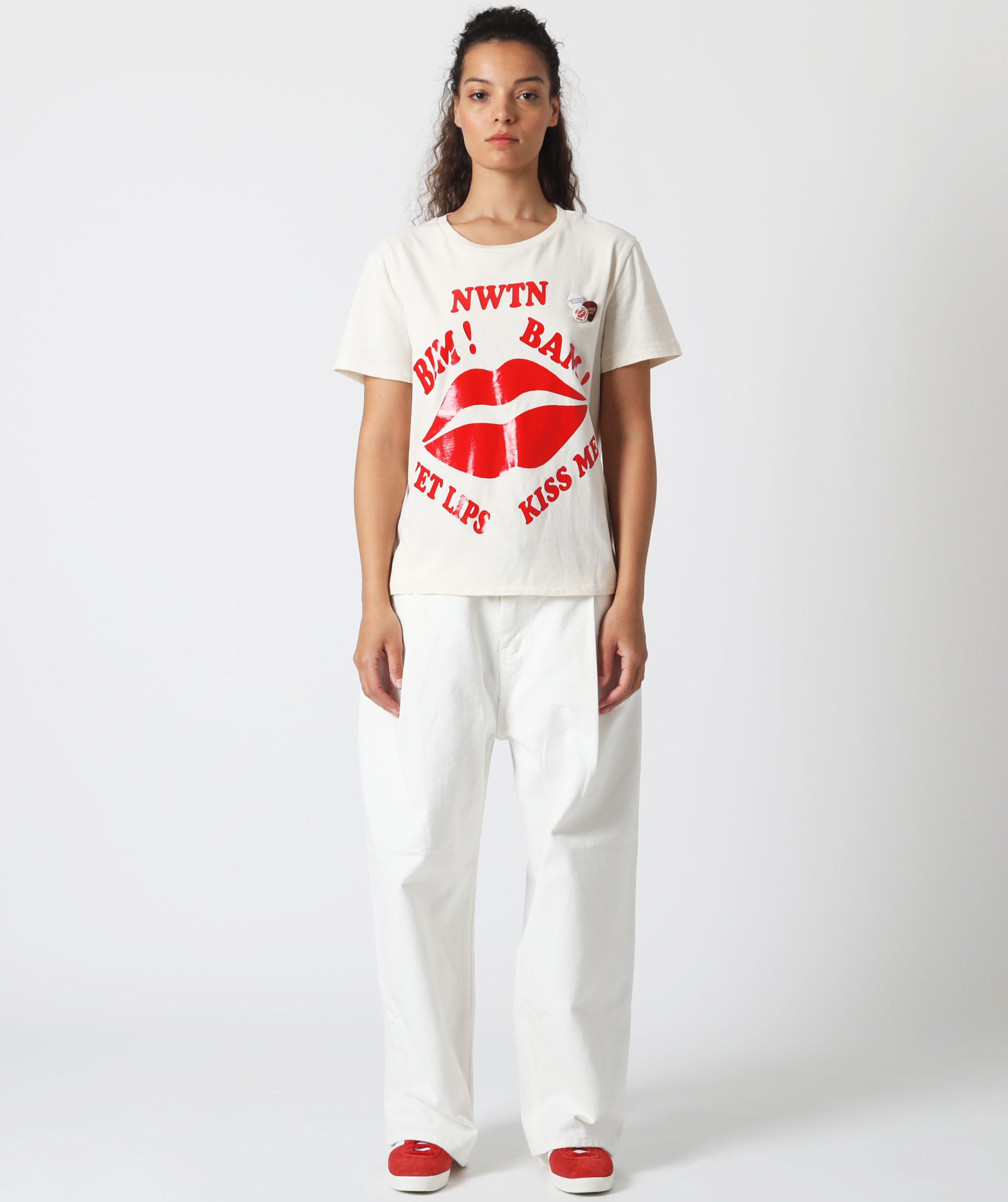 Tee shirt starlight natural "WET LIPS"