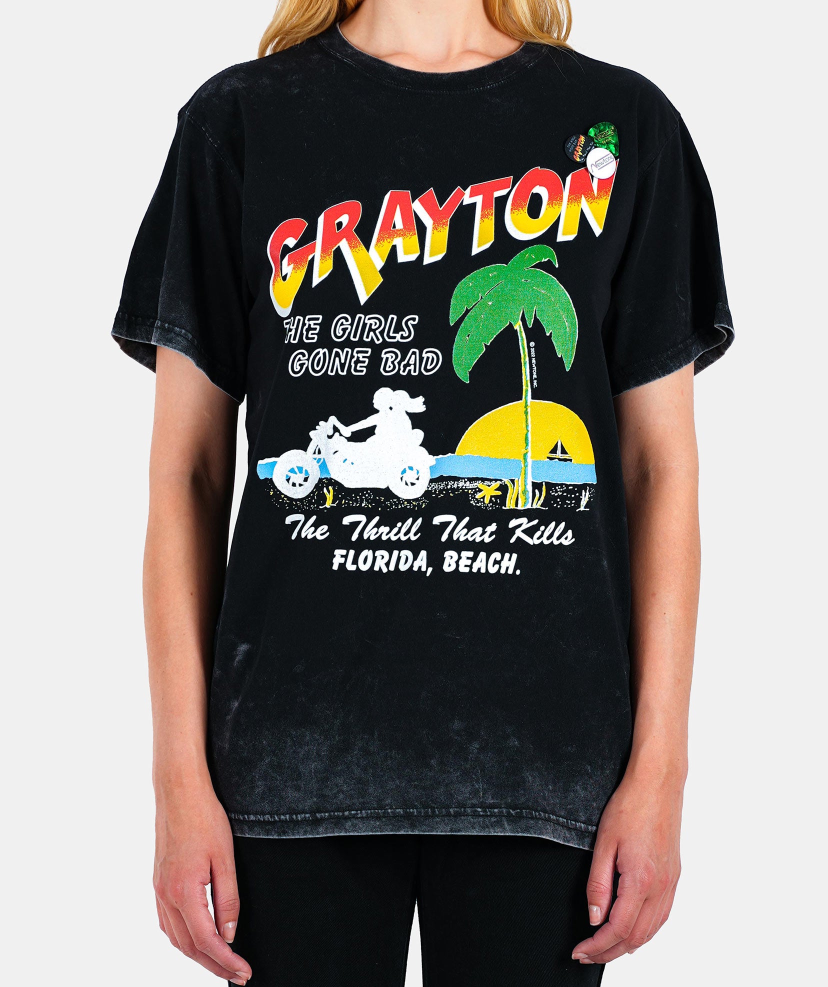 Napalm trucker tee "GRAYTON"