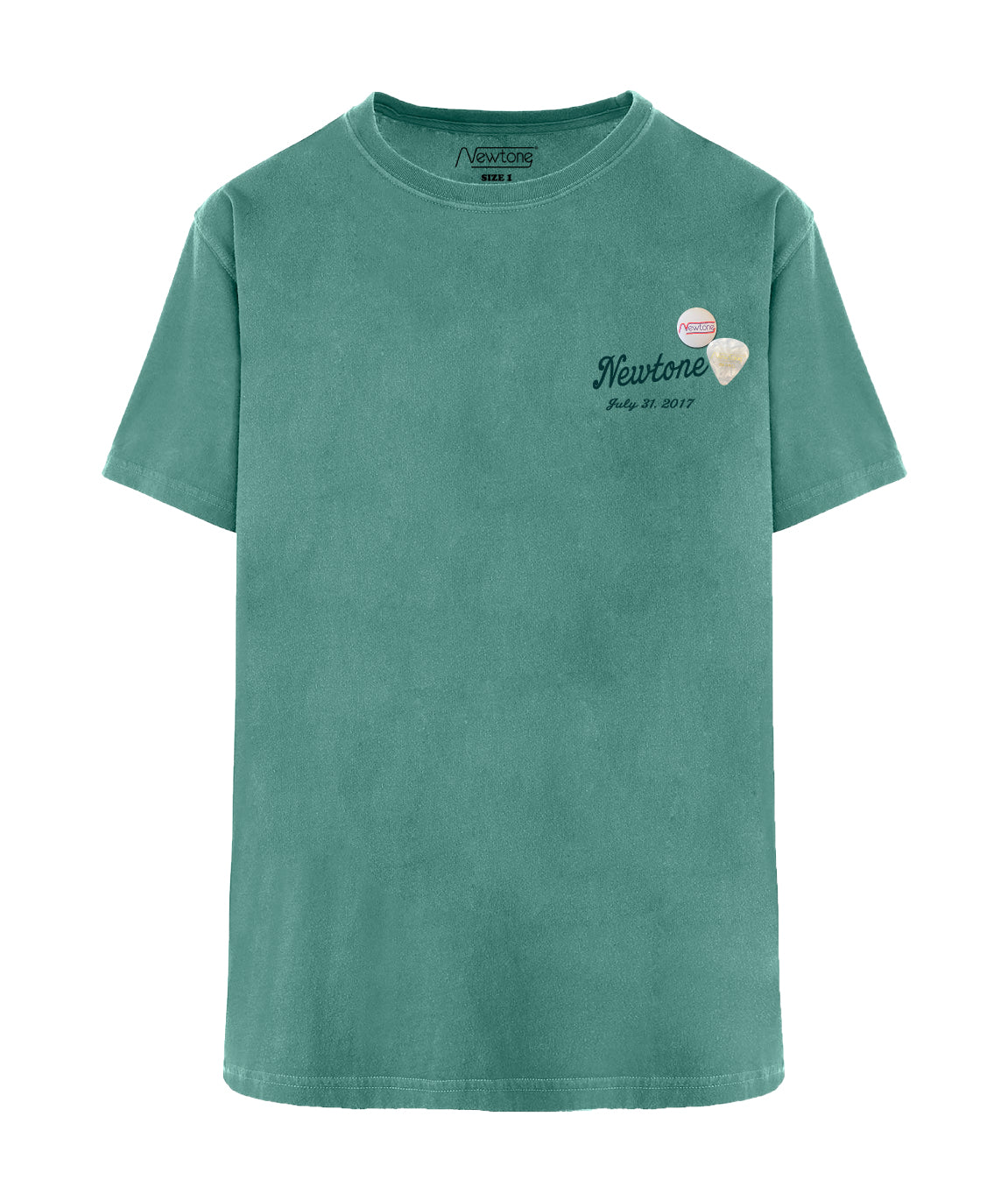 Light green trucker tee shirt "SINCE"