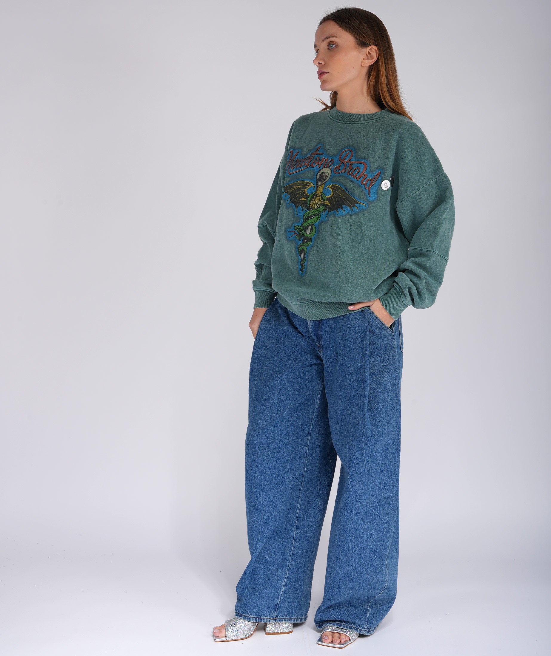 "SWORD" roller forest sweatshirt