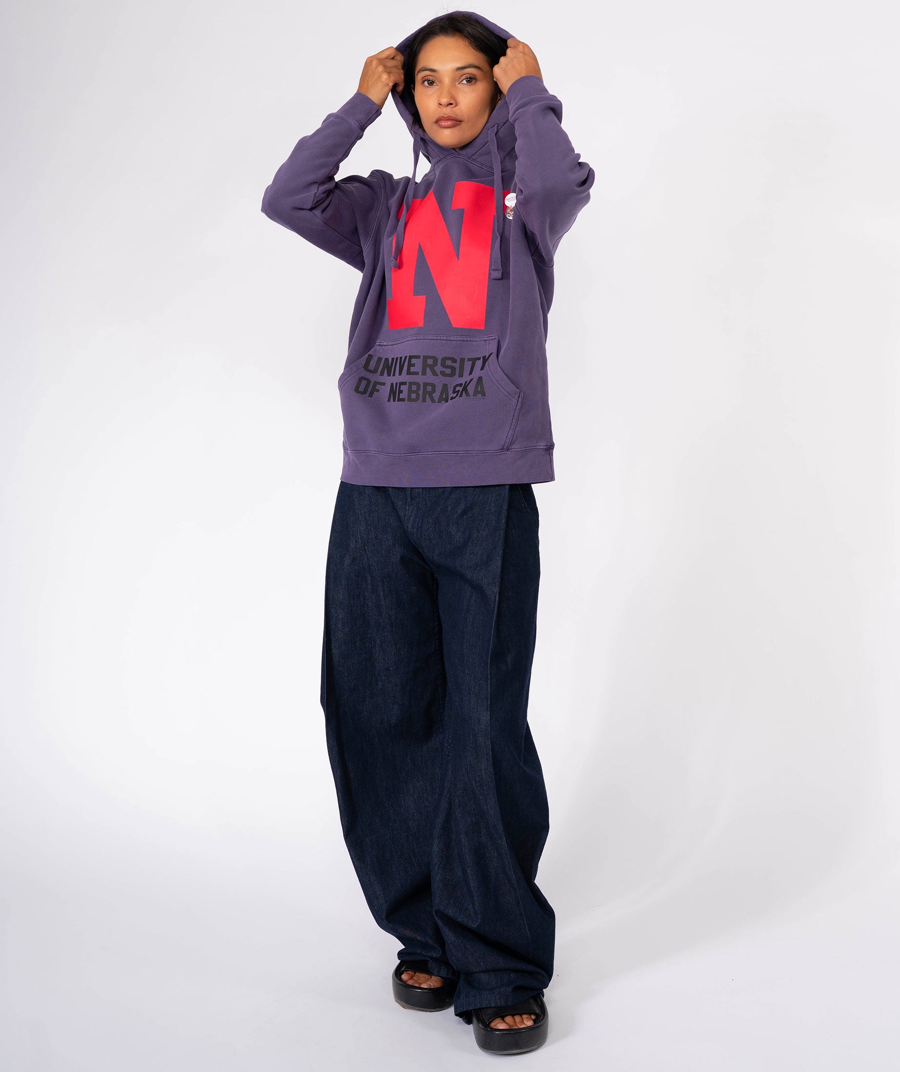 Jagger Grape Hoodie "LETTERS"