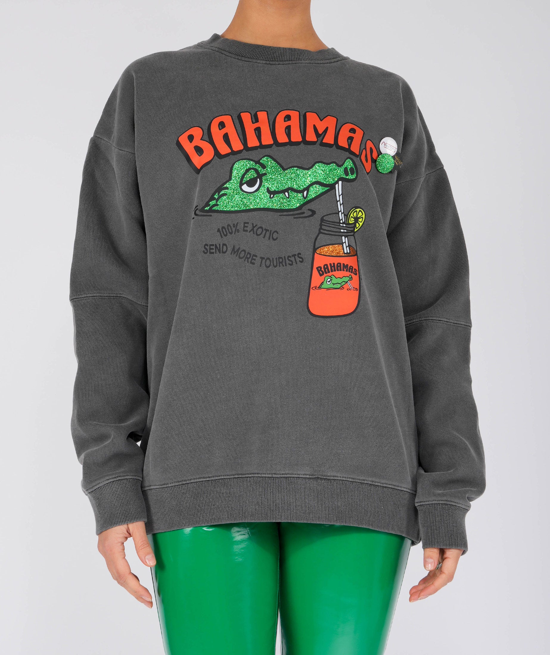 TOURIST" roller pepper sweatshirt