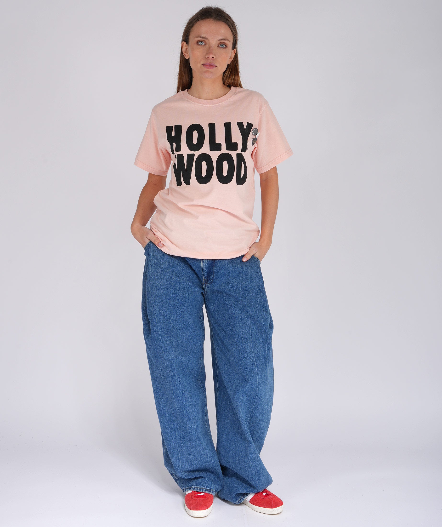 "HOLLYWOOD" trucker skin T-shirt