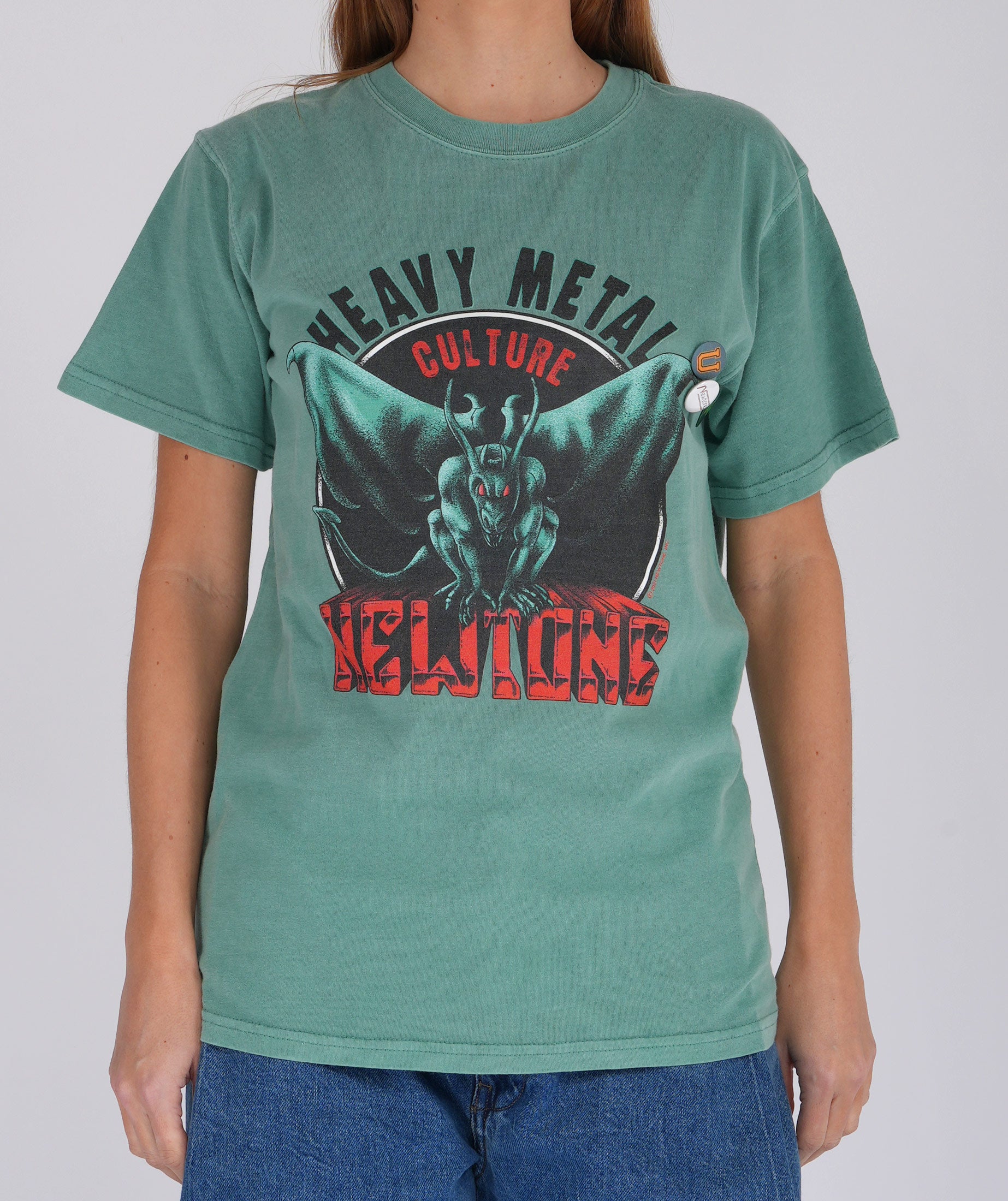 Light green "CULTURE" trucker tee shirt