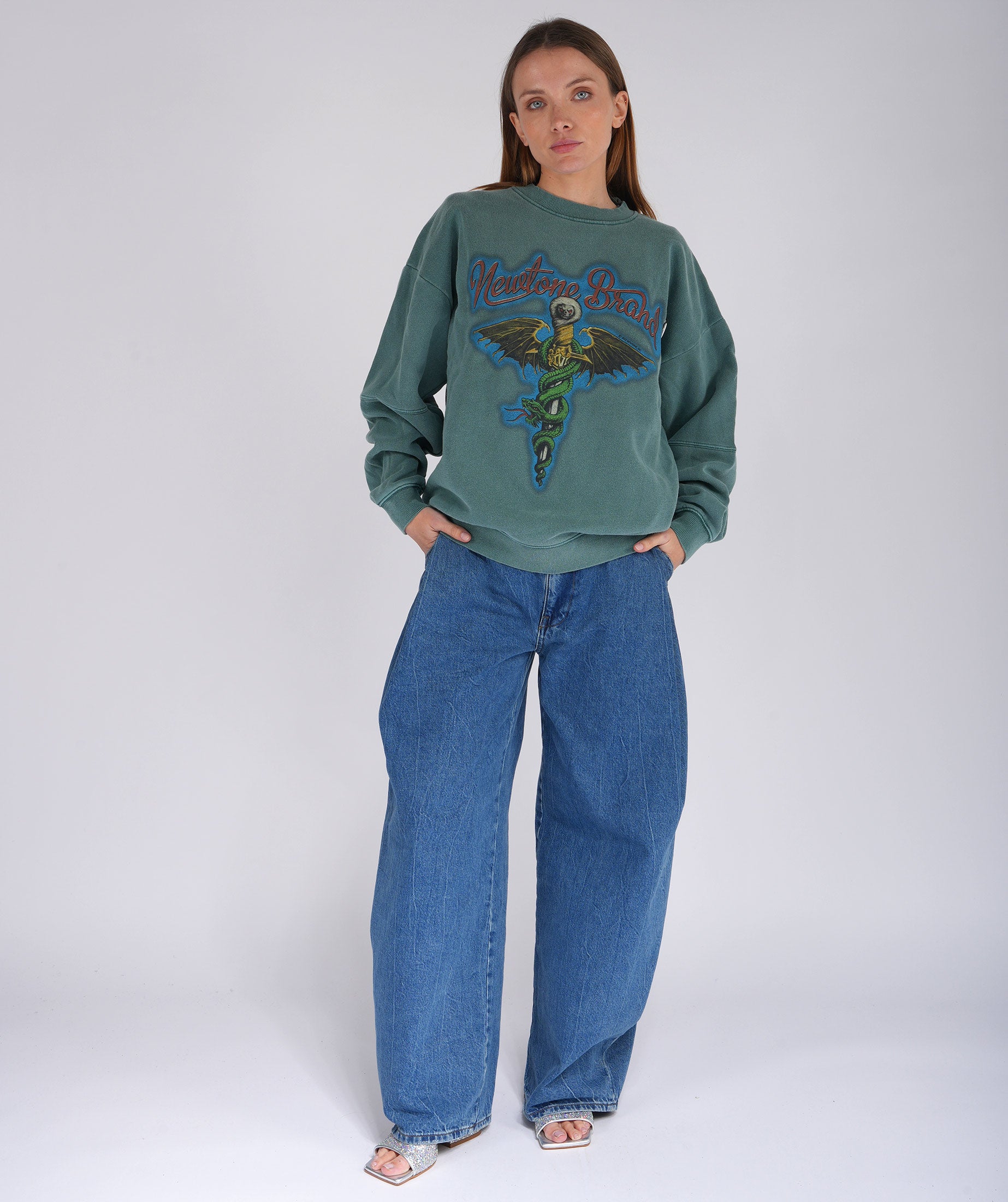 "SWORD" roller forest sweatshirt