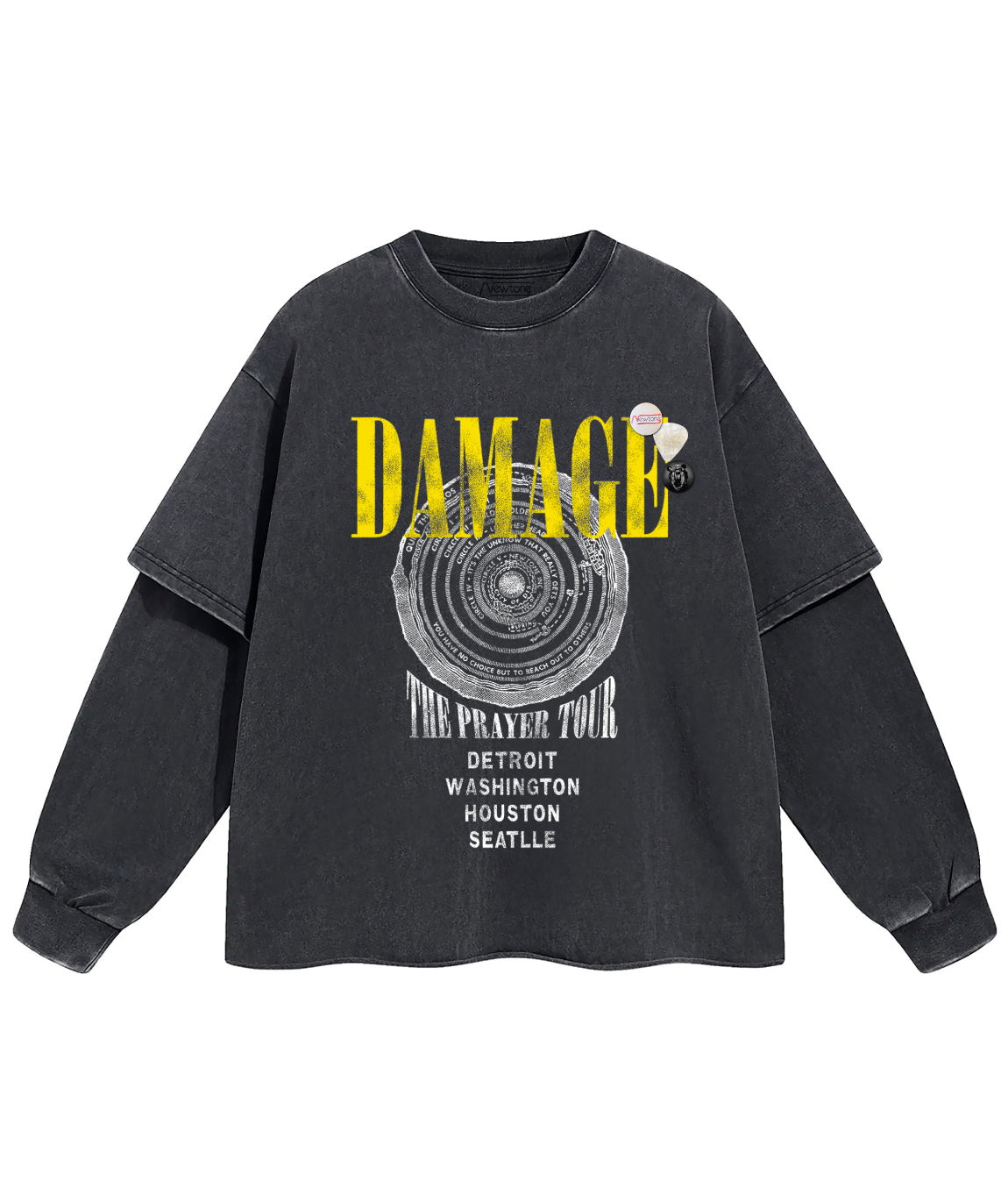 DAMAGE" klimer pepper tee shirt