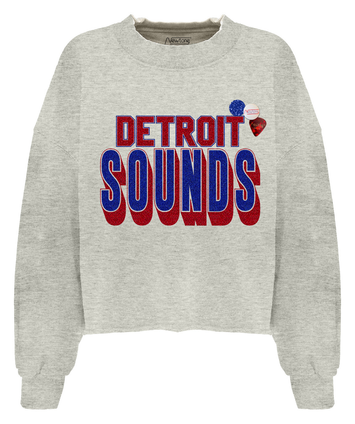 "SONG" elephant crop sweatshirt