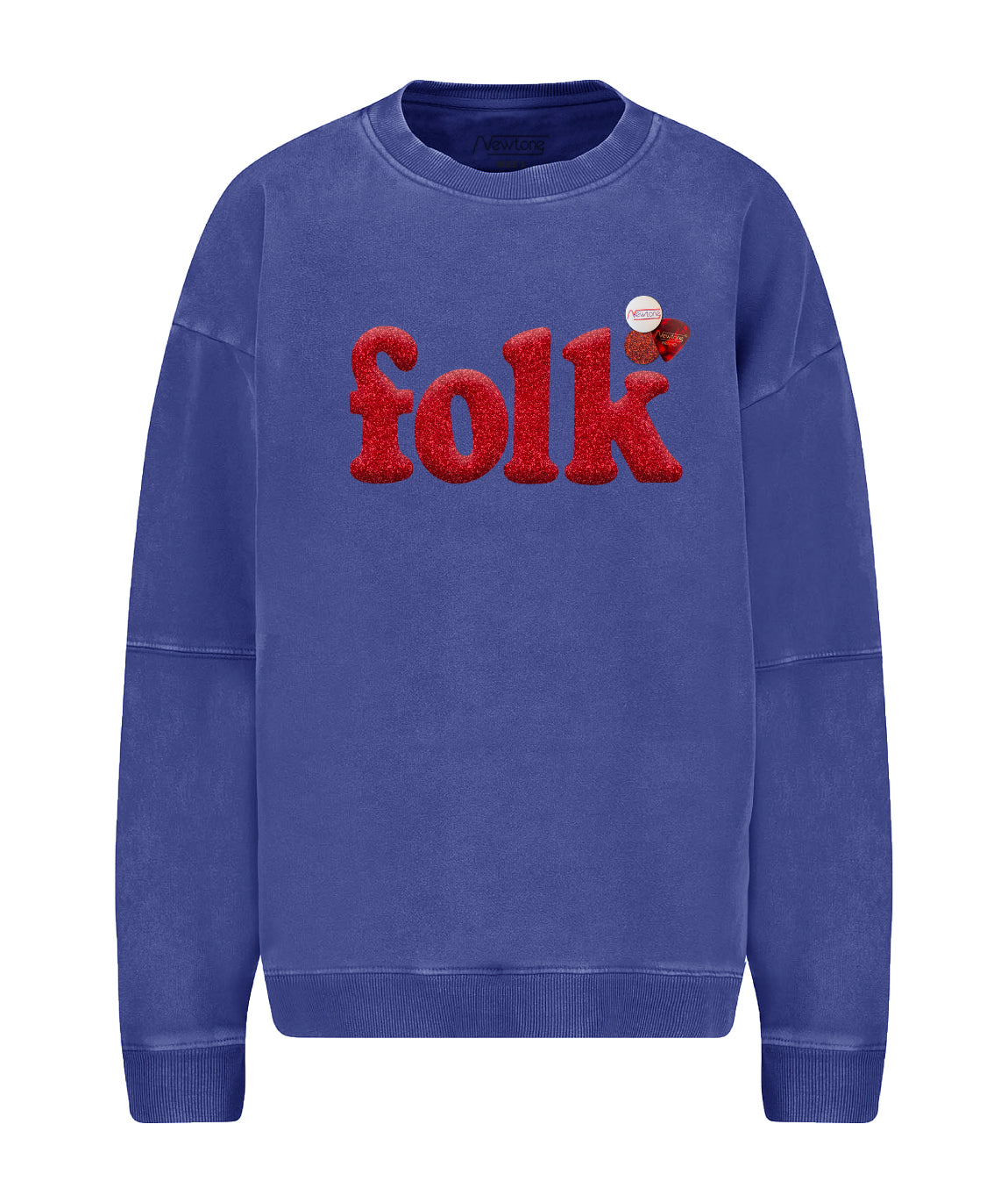 FOLK" roller flo blue sweatshirt