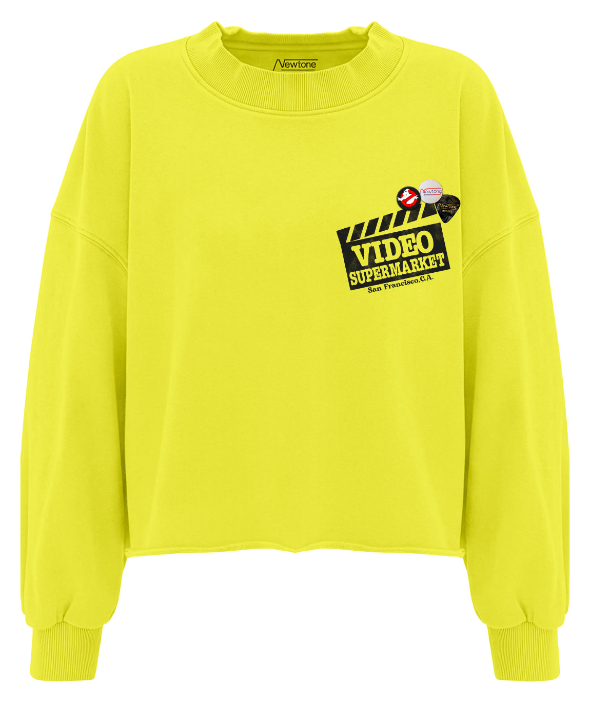 "CLAP" crop sweatshirt