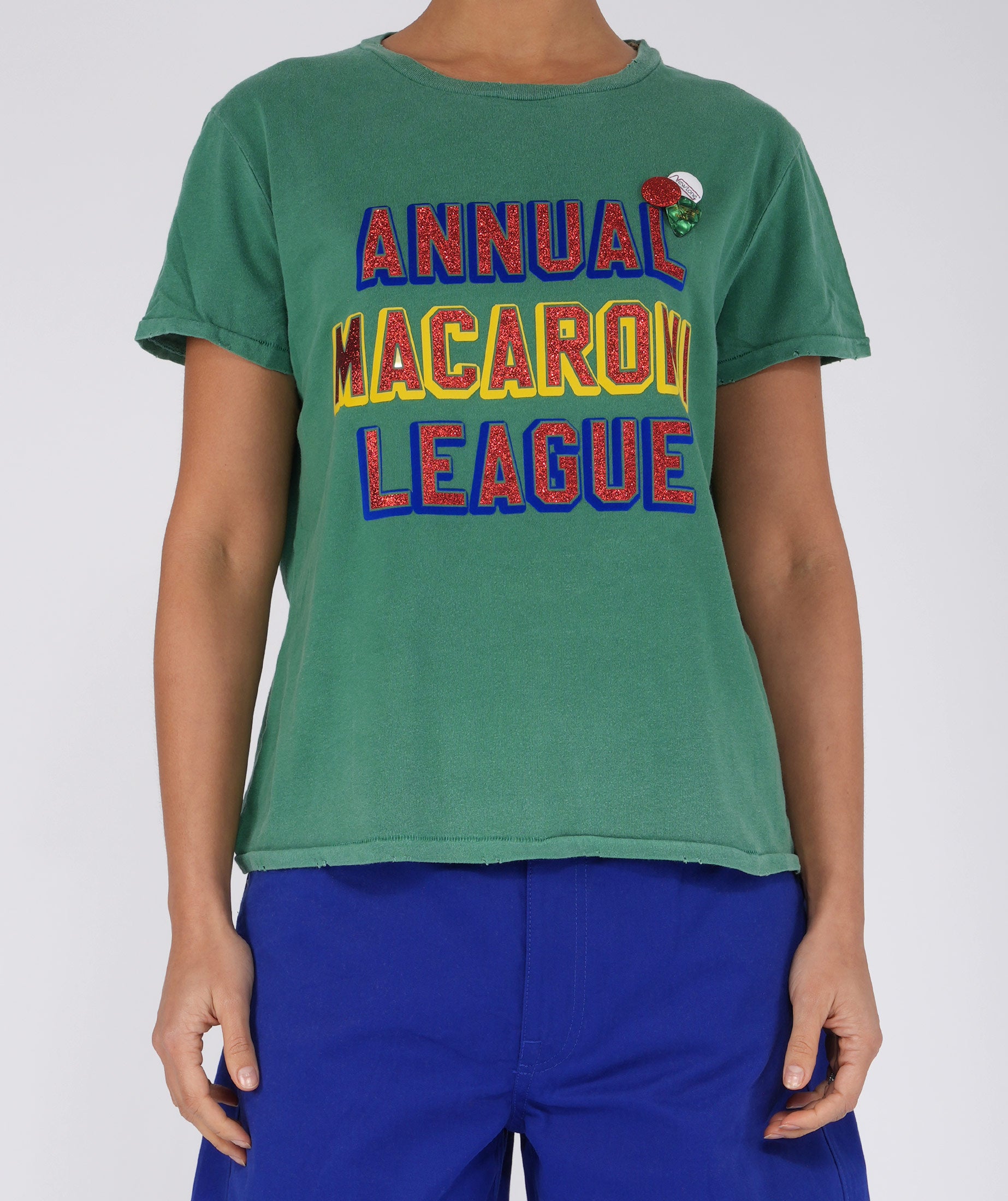 MACARONI" starlight apple tee shirt