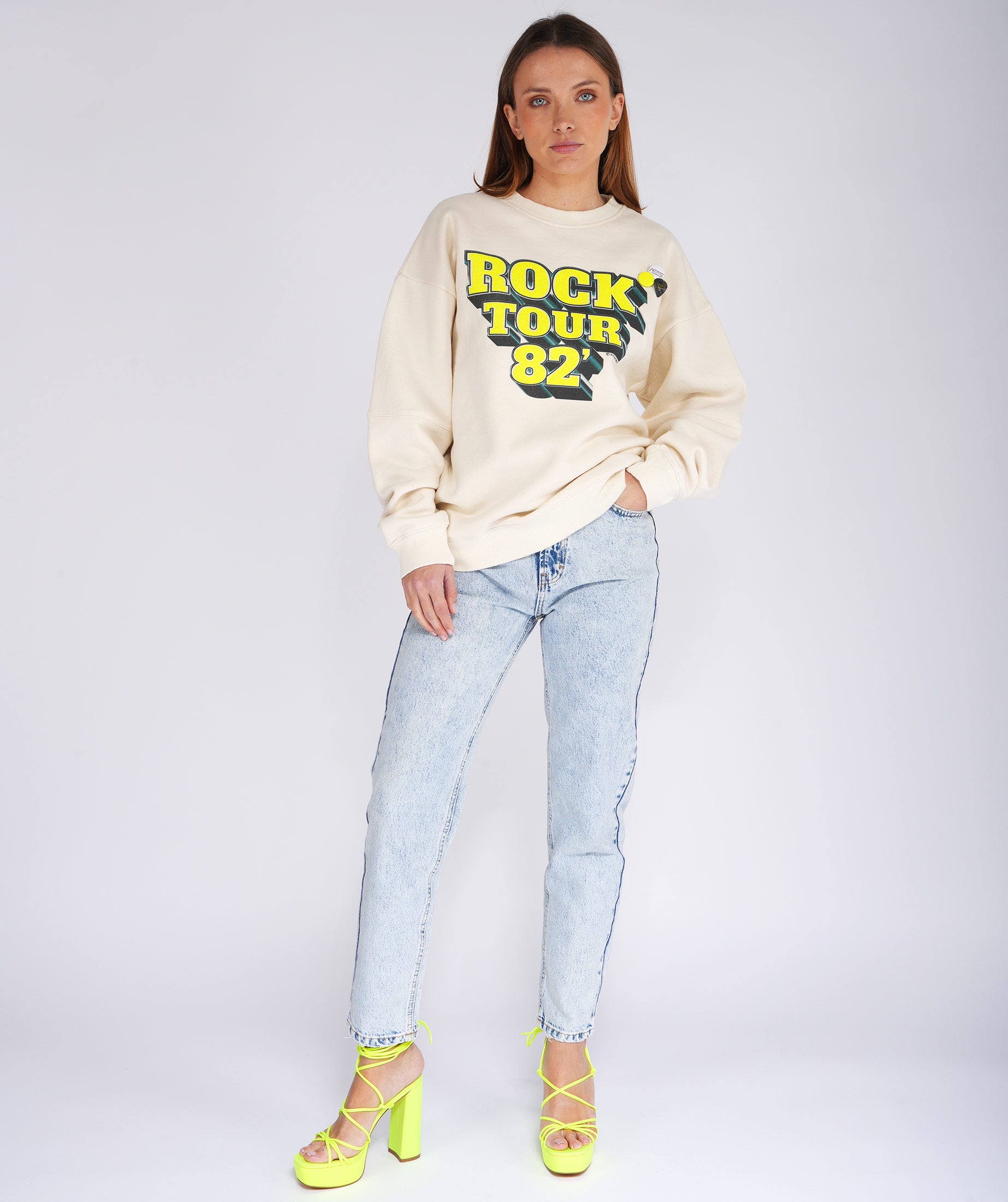 Sweatshirt roller natural "TOUR