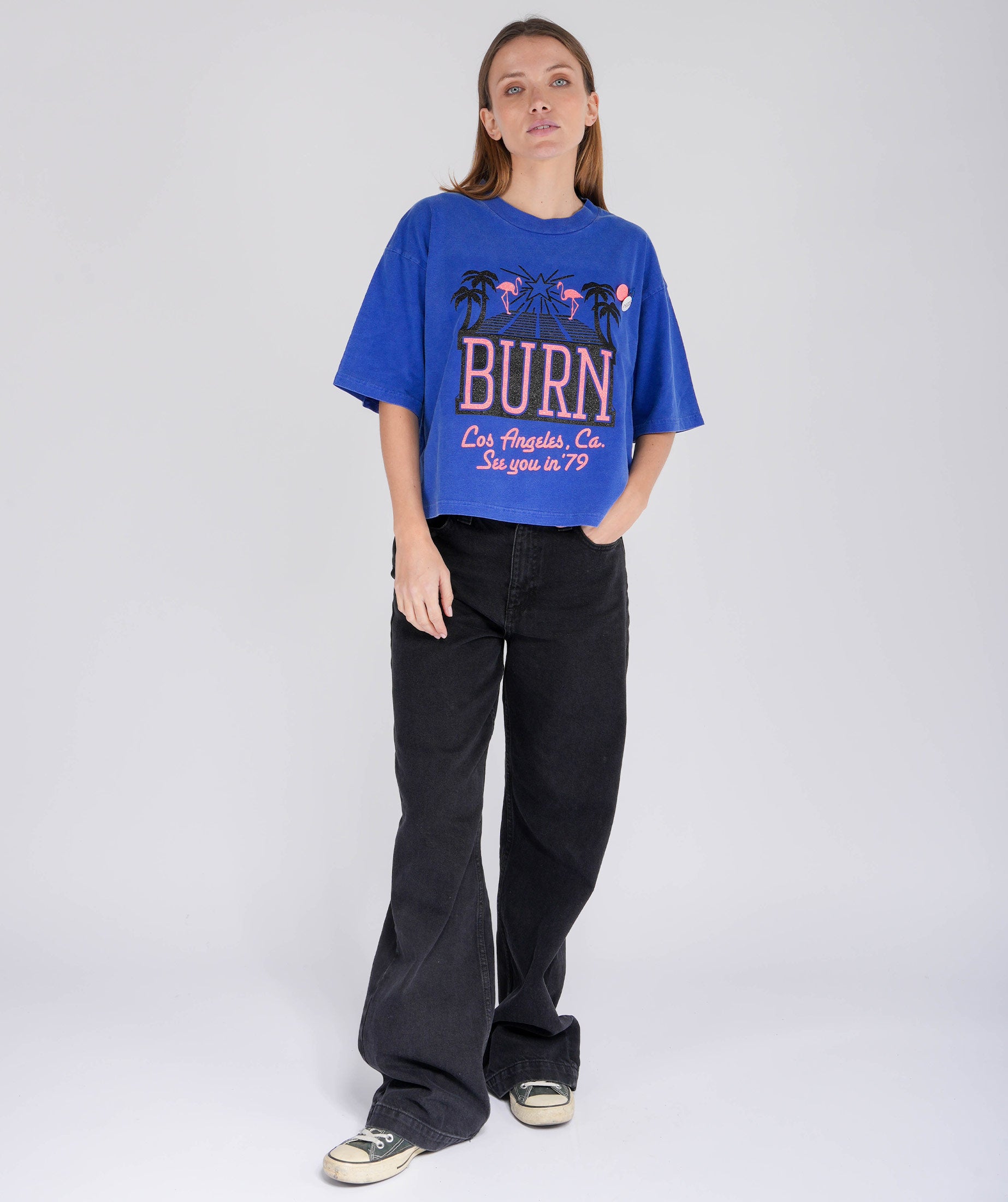 SEE YOU royal crop crooper tee shirt