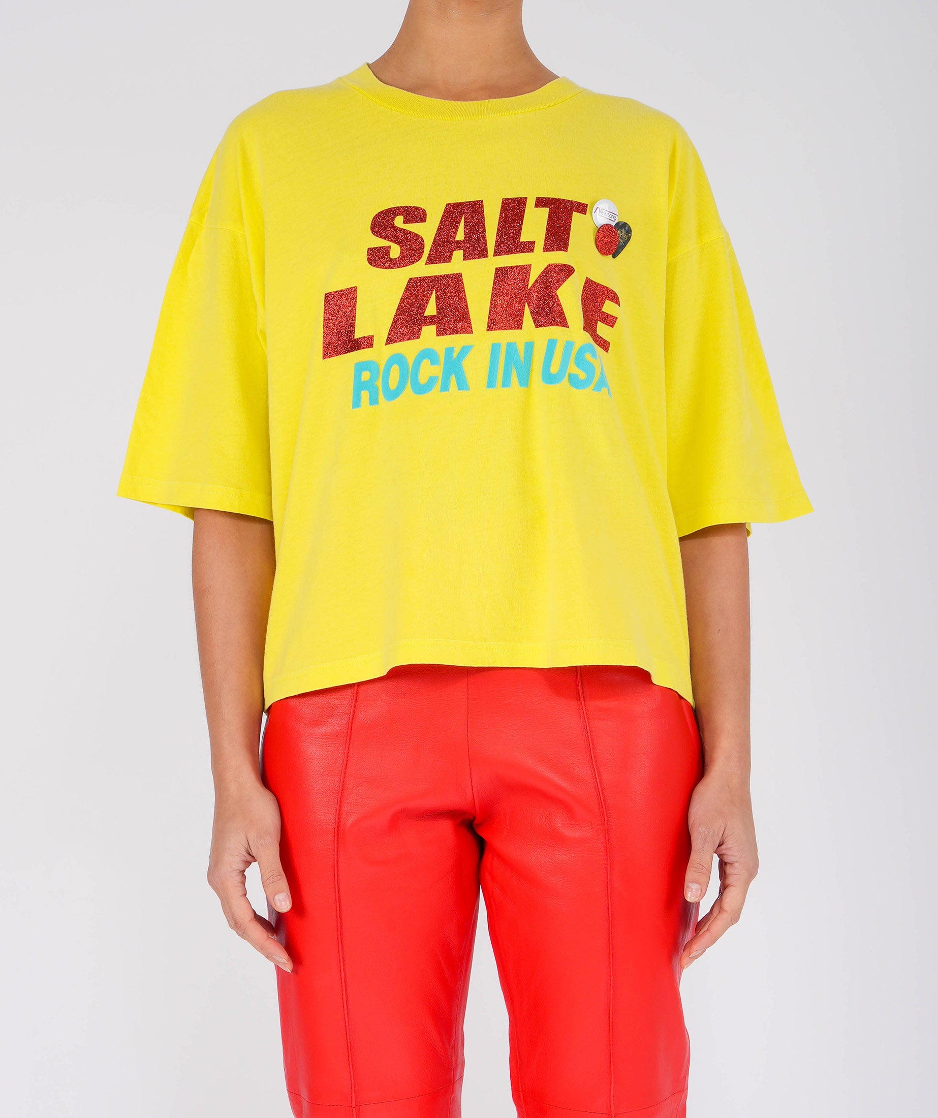 CITY" crop crooper sun tee shirt