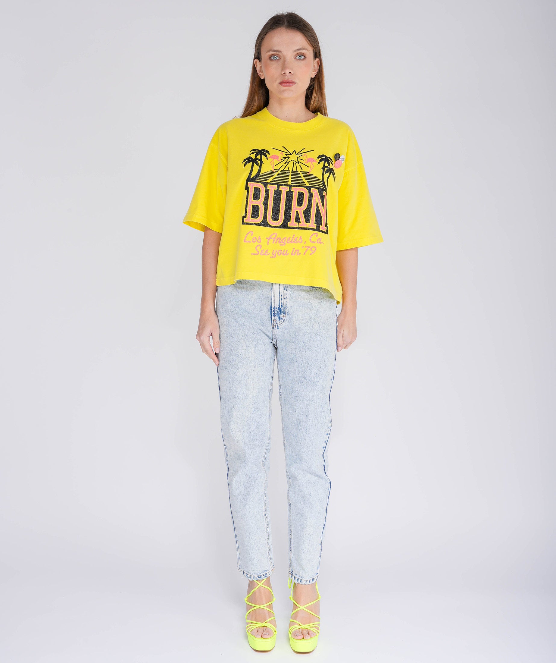 SEE YOU crop crooper sun tee shirt