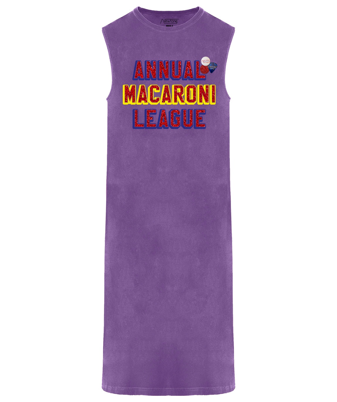 MACARONI" daytona purple dress