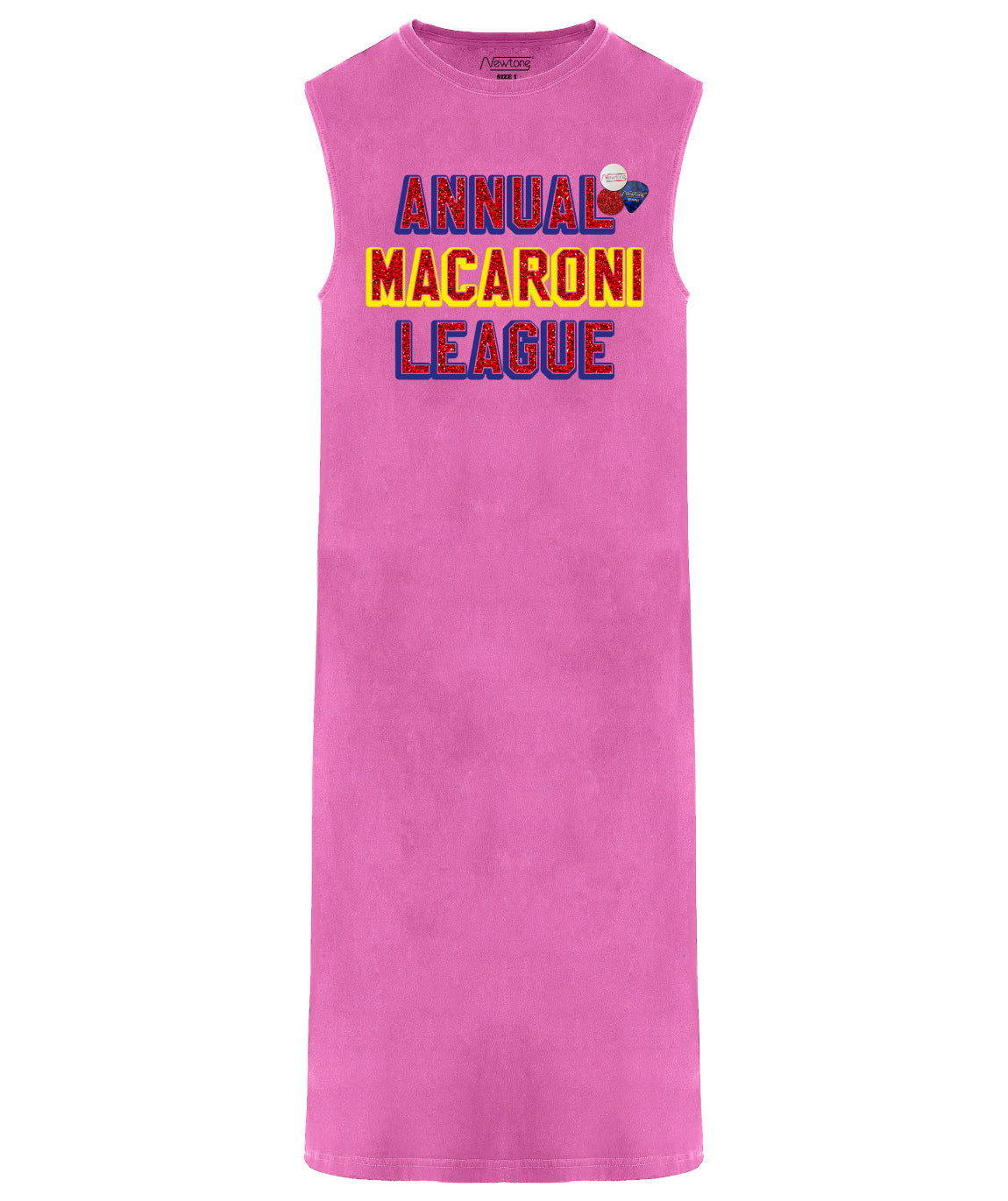 MACARONI" fuschia daytona dress