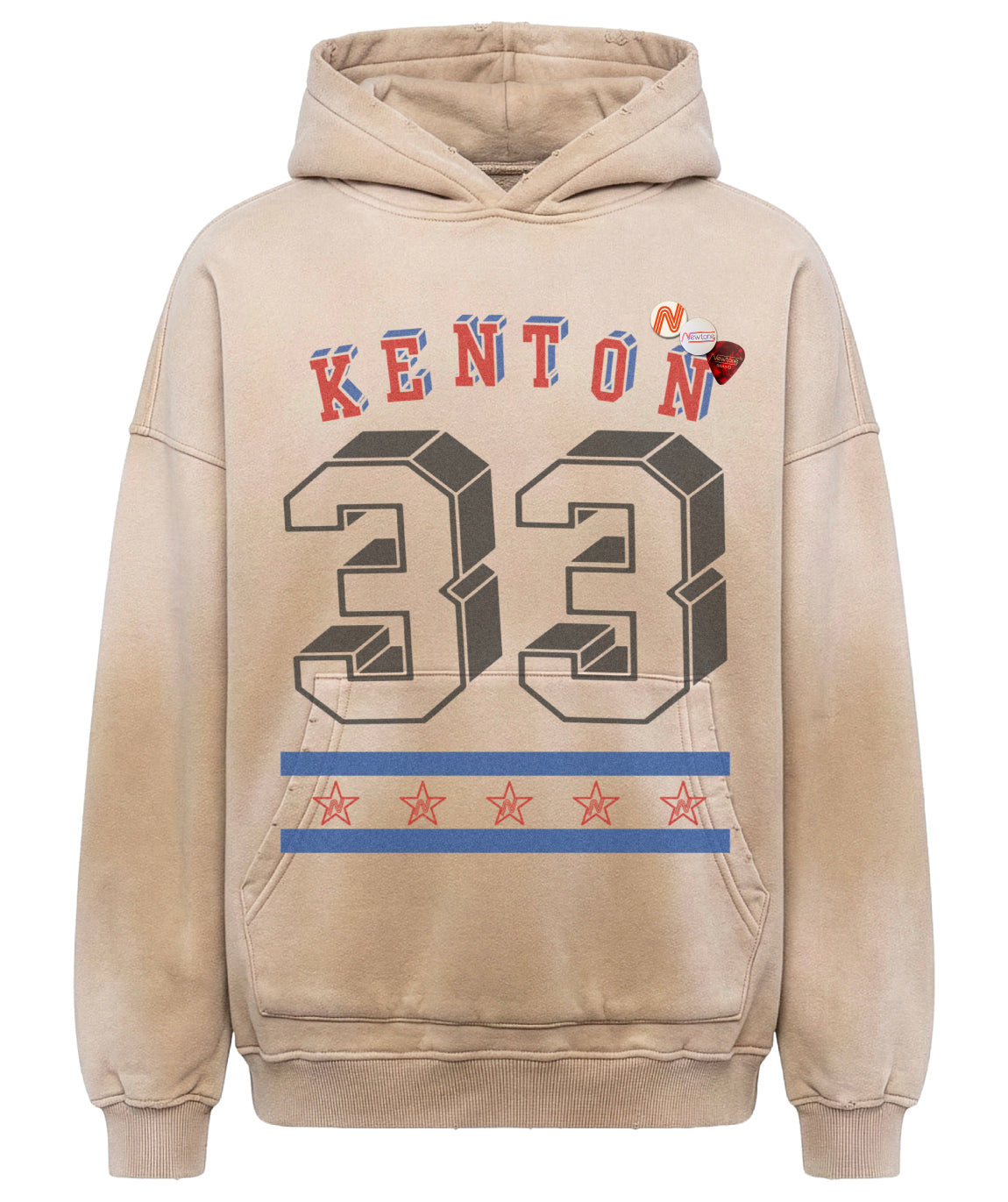 KENTON" vintage natural skyler hoodie
