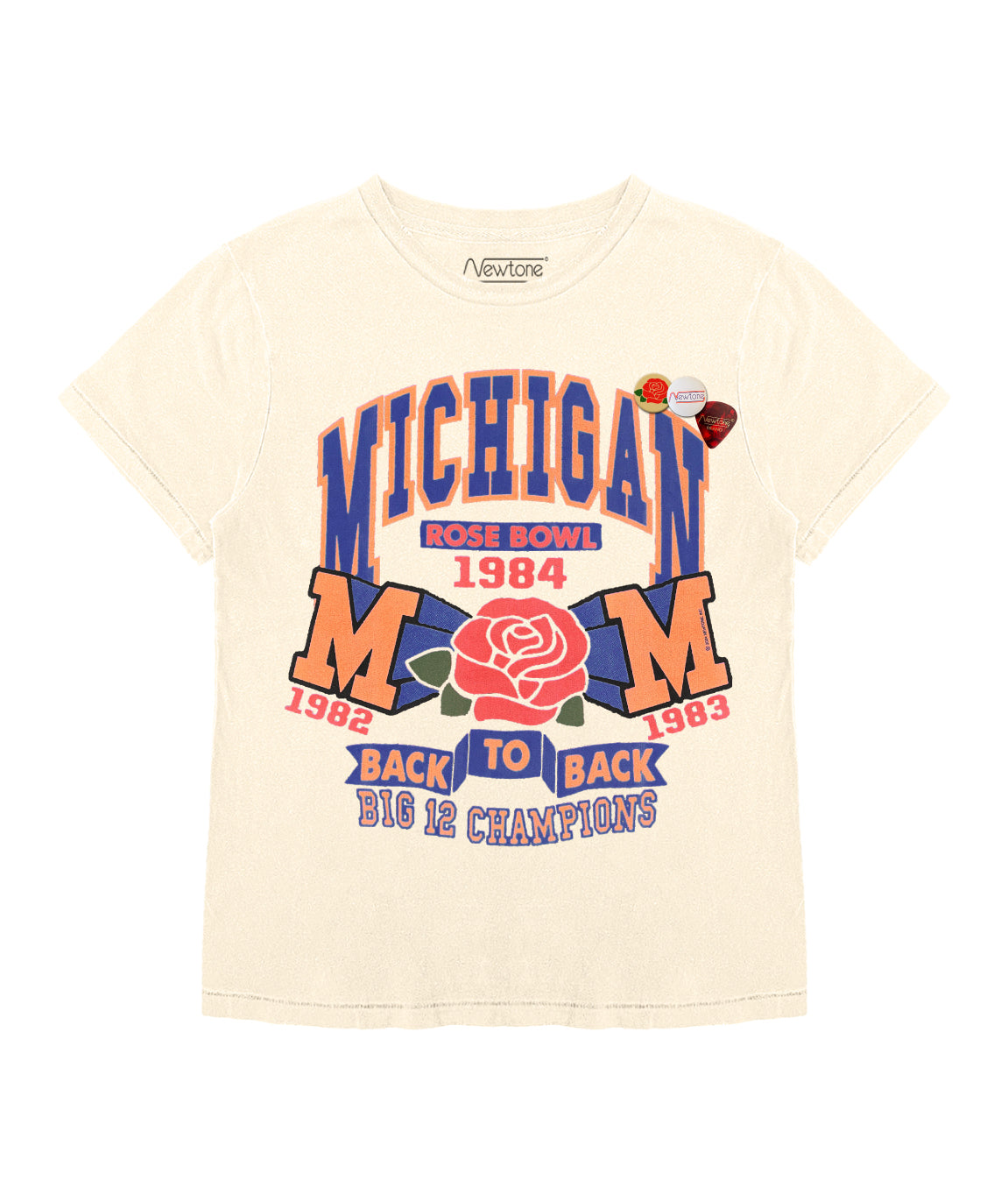 ROSE" starlight natural tee shirt