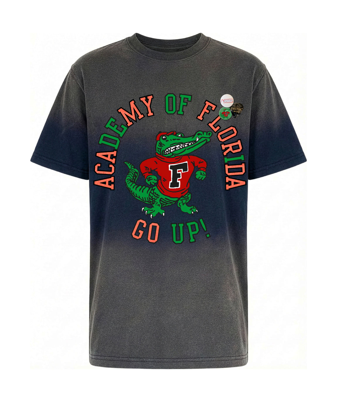 Vintage blue "GO UP" trucker tee shirt