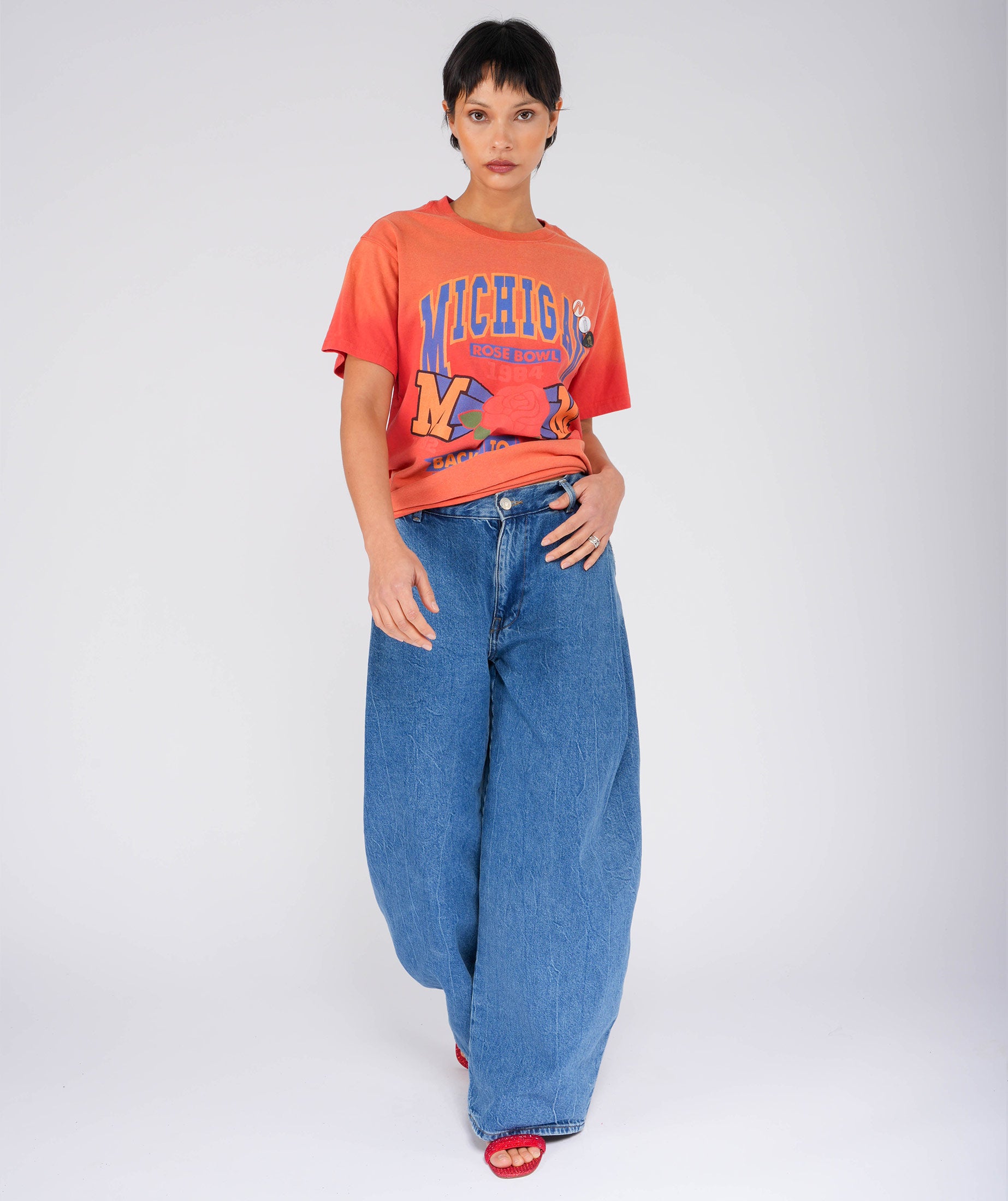 Vintage blood trucker tee shirt "ROSE