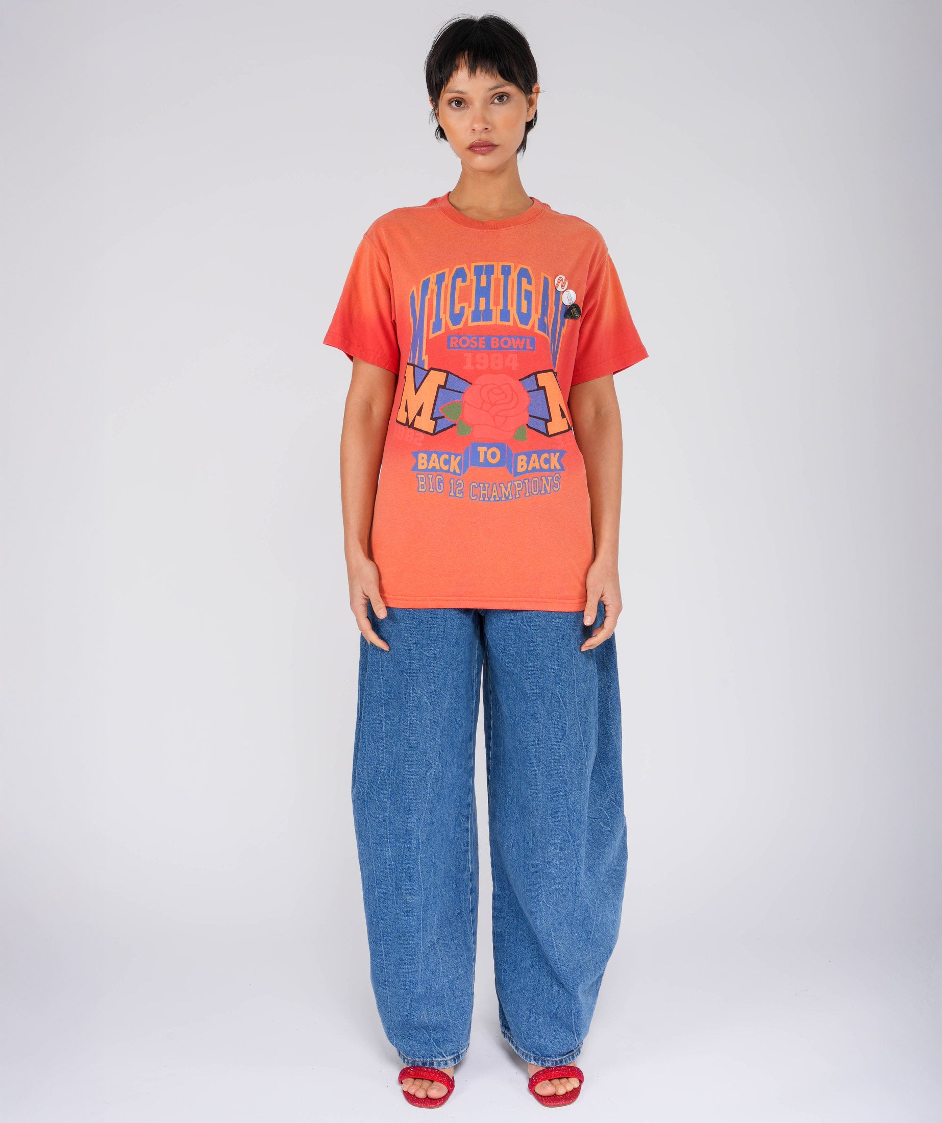 Vintage blood trucker tee shirt "ROSE