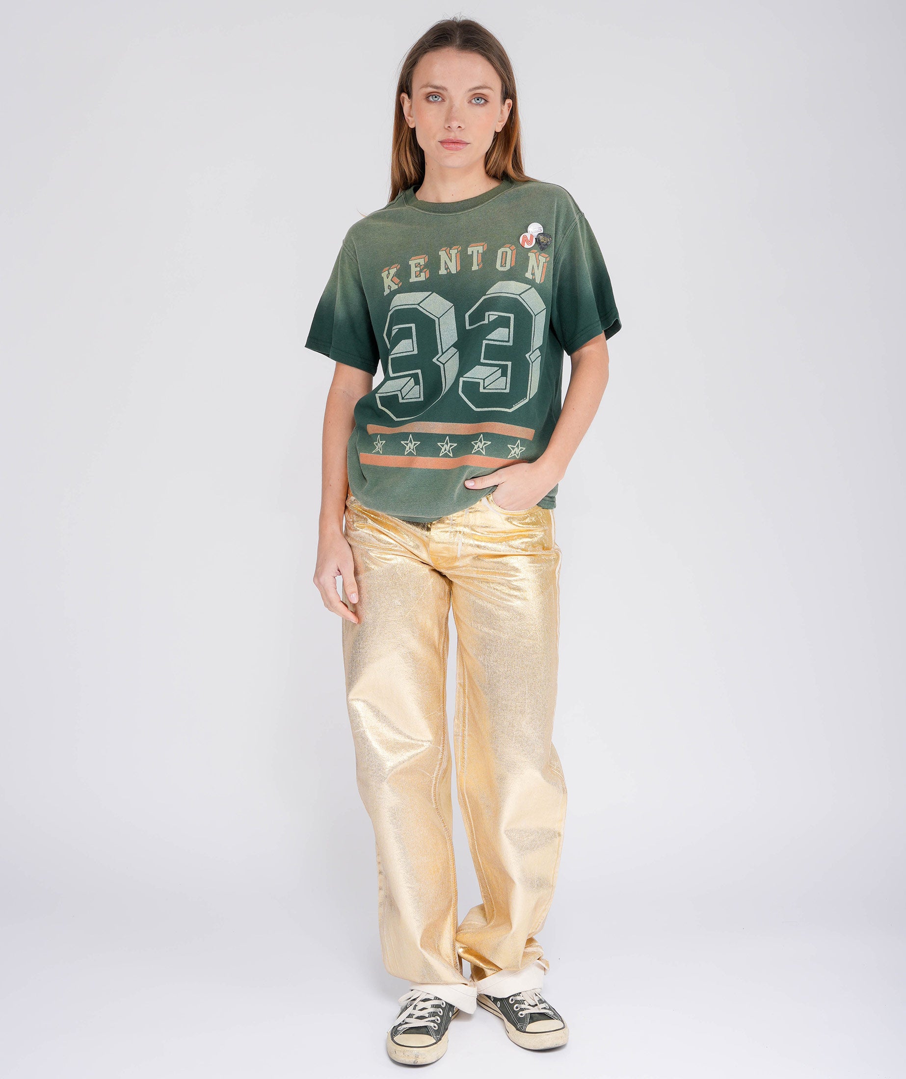 KENTON" vintage forest trucker tee shirt