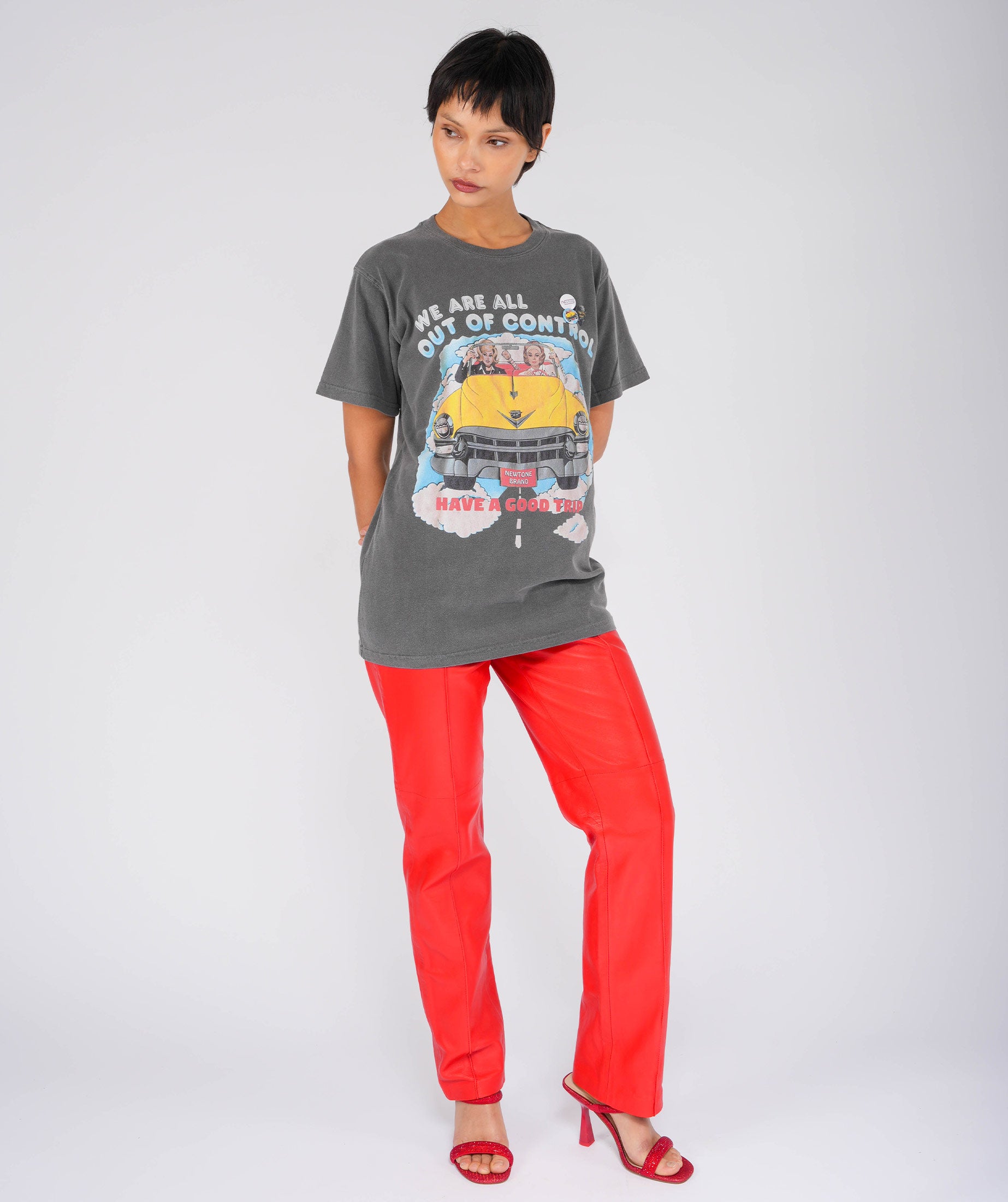 CONTROL" pepper trucker tee shirt